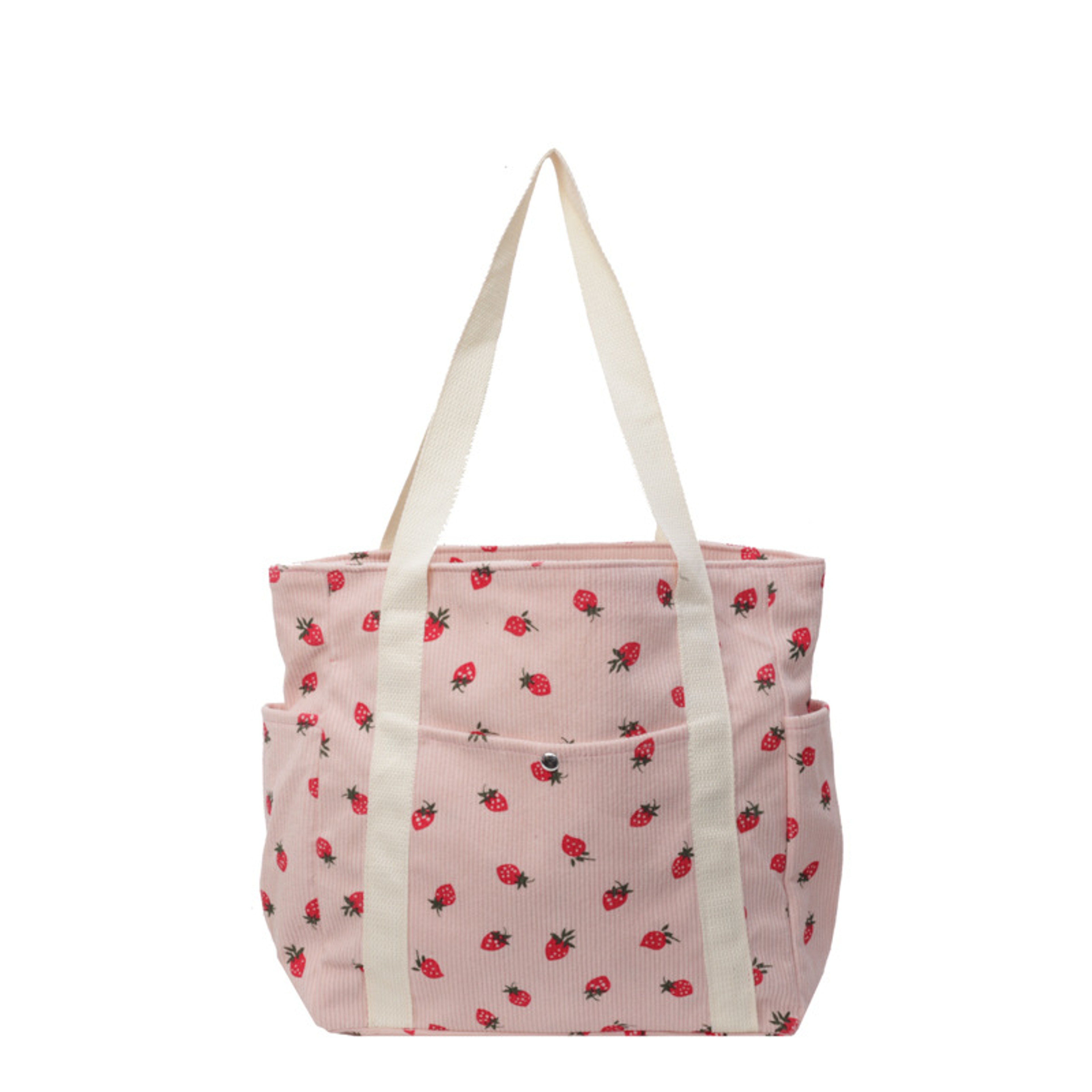 Strawberry Corduroy Tote Bag – view 10