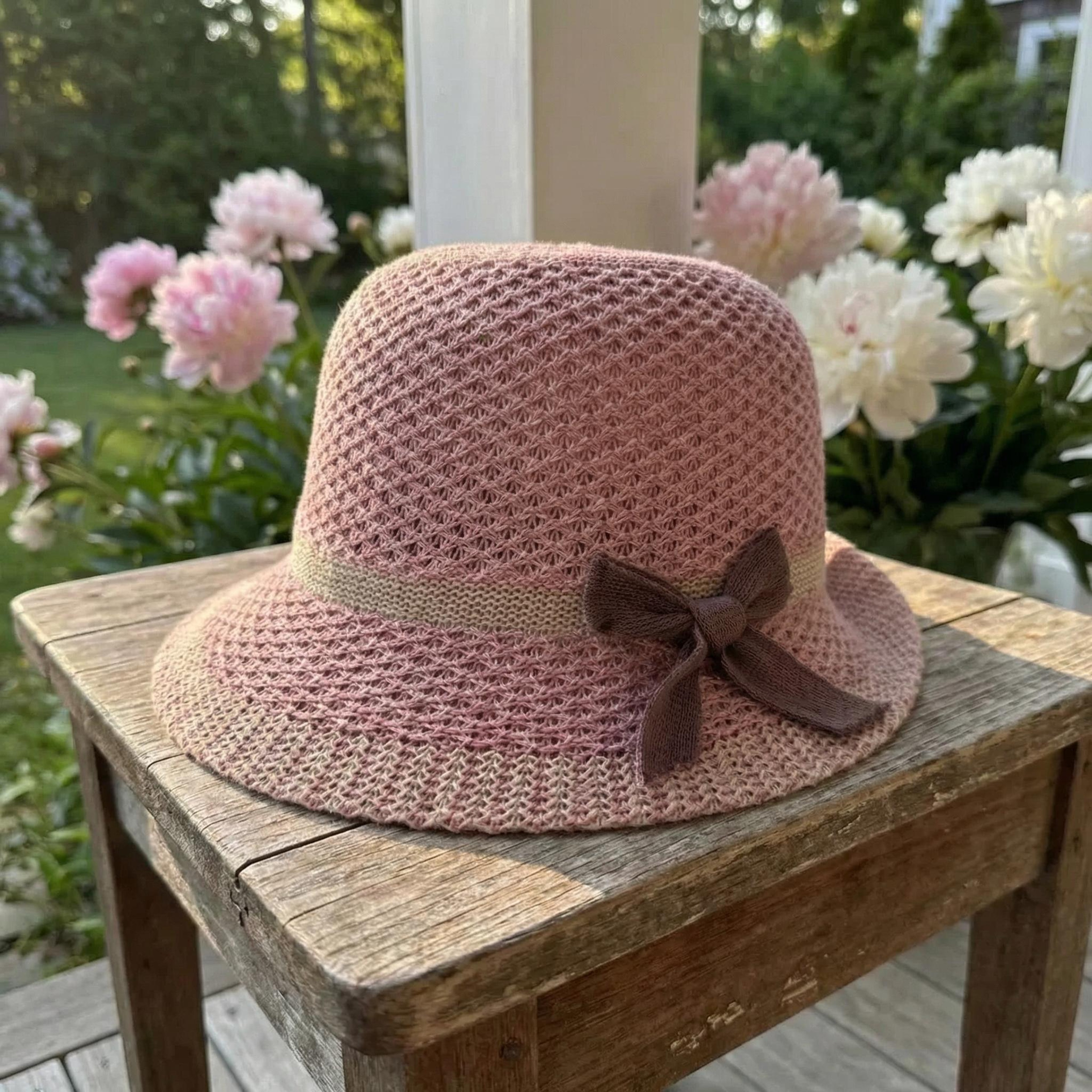 Chic Bow Sun Hat For Women 6