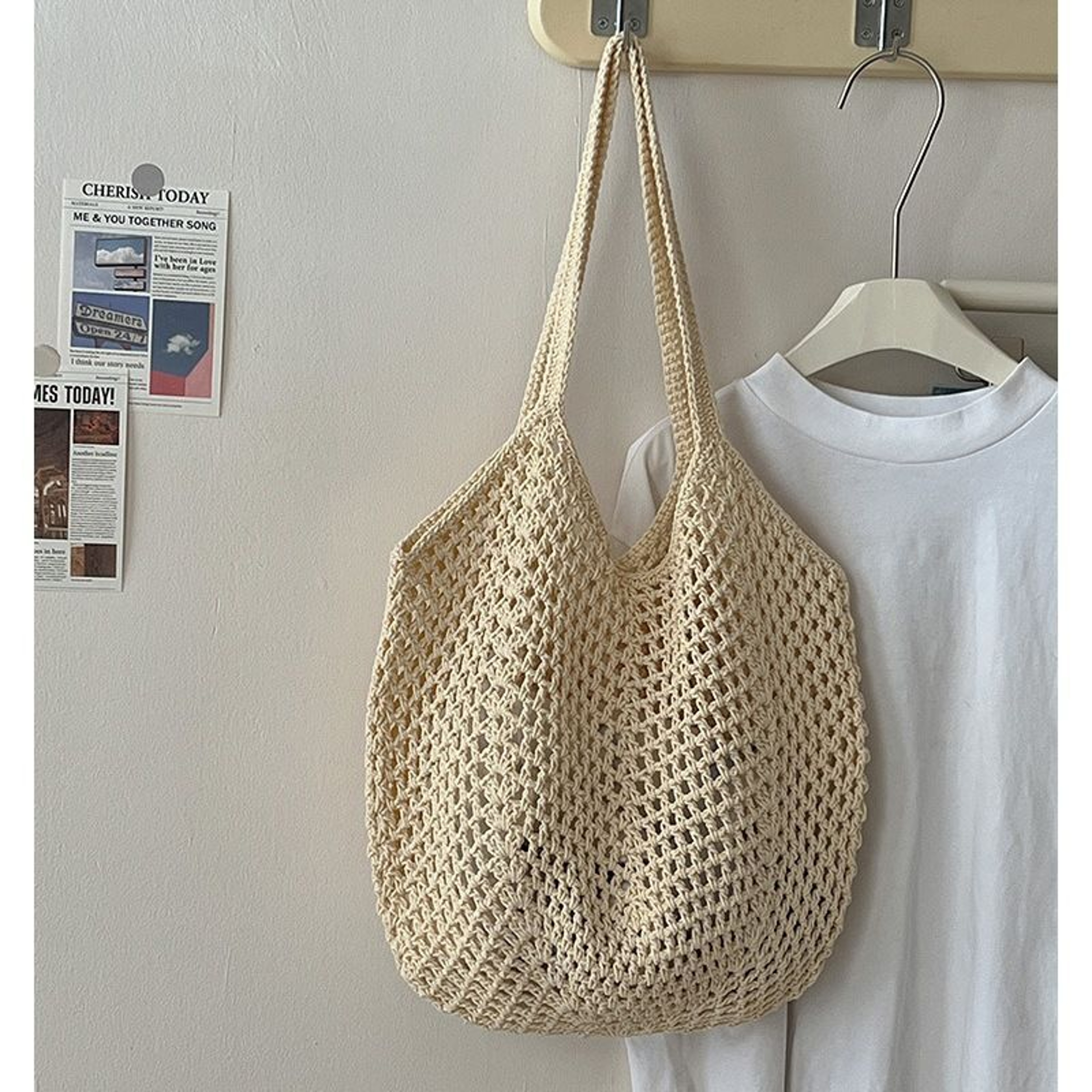 Handmade Cotton Woven Beach Tote Bag for Women – view 11