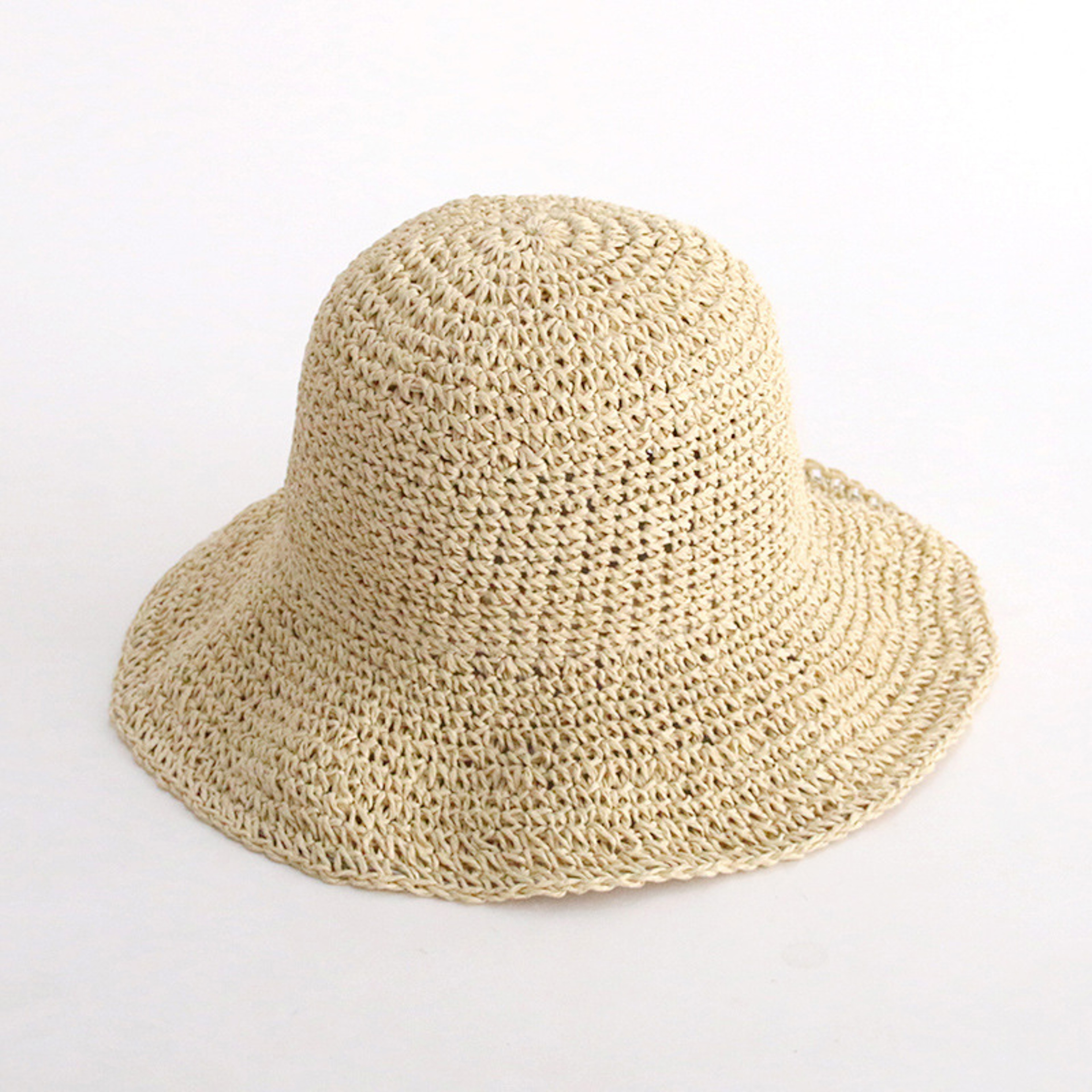 Handmade Straw Sun Hat for Women Summer Beach and Travel – view 7