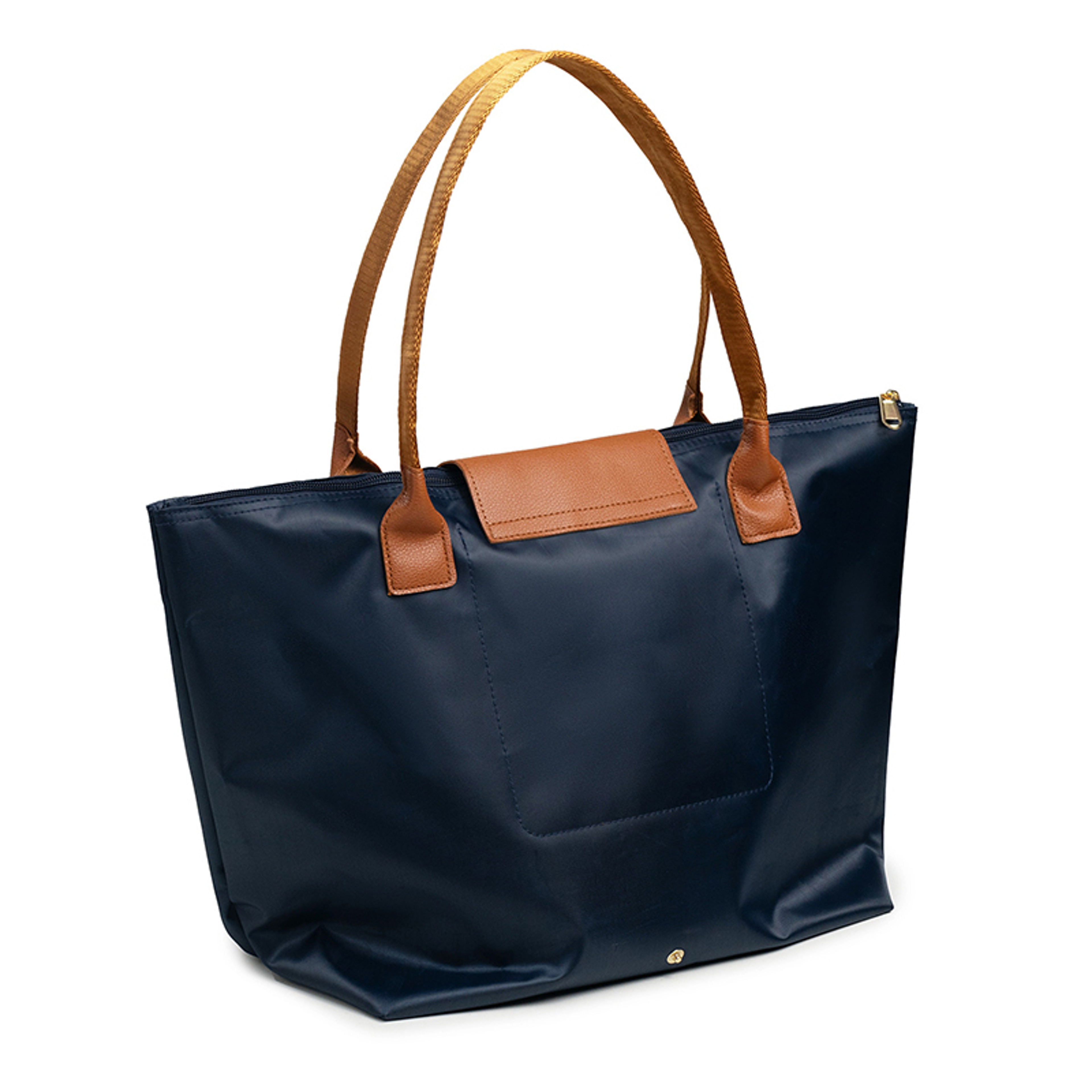 AuraVibe Large Capacity Oxford Tote Bag with Leather Accents – view 8