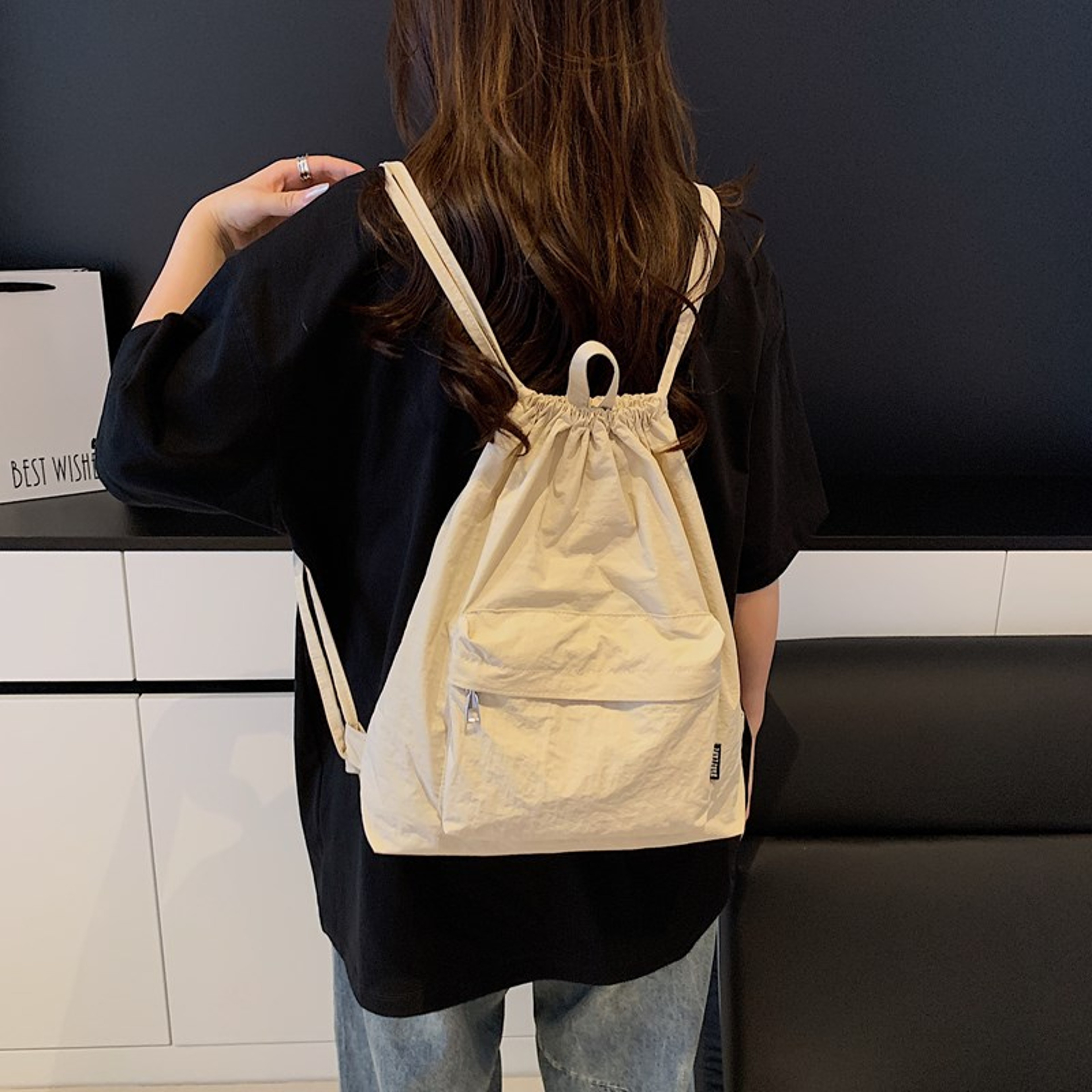 Nylon Commuting Backpack for Women Large Capacity Casual Daypack – view 2