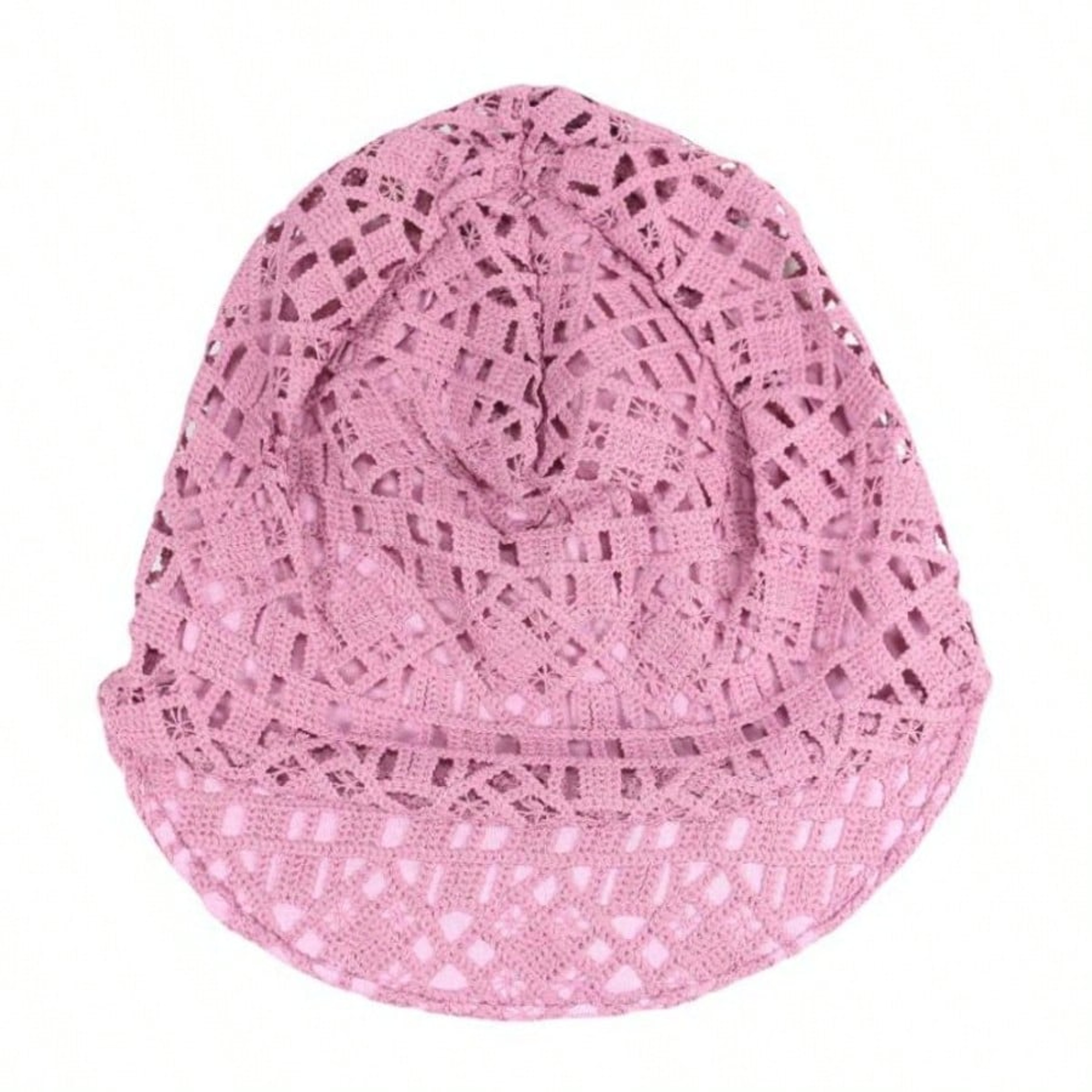 Summer Crochet Mesh Fisherman Hat Sun Protection Cap 4