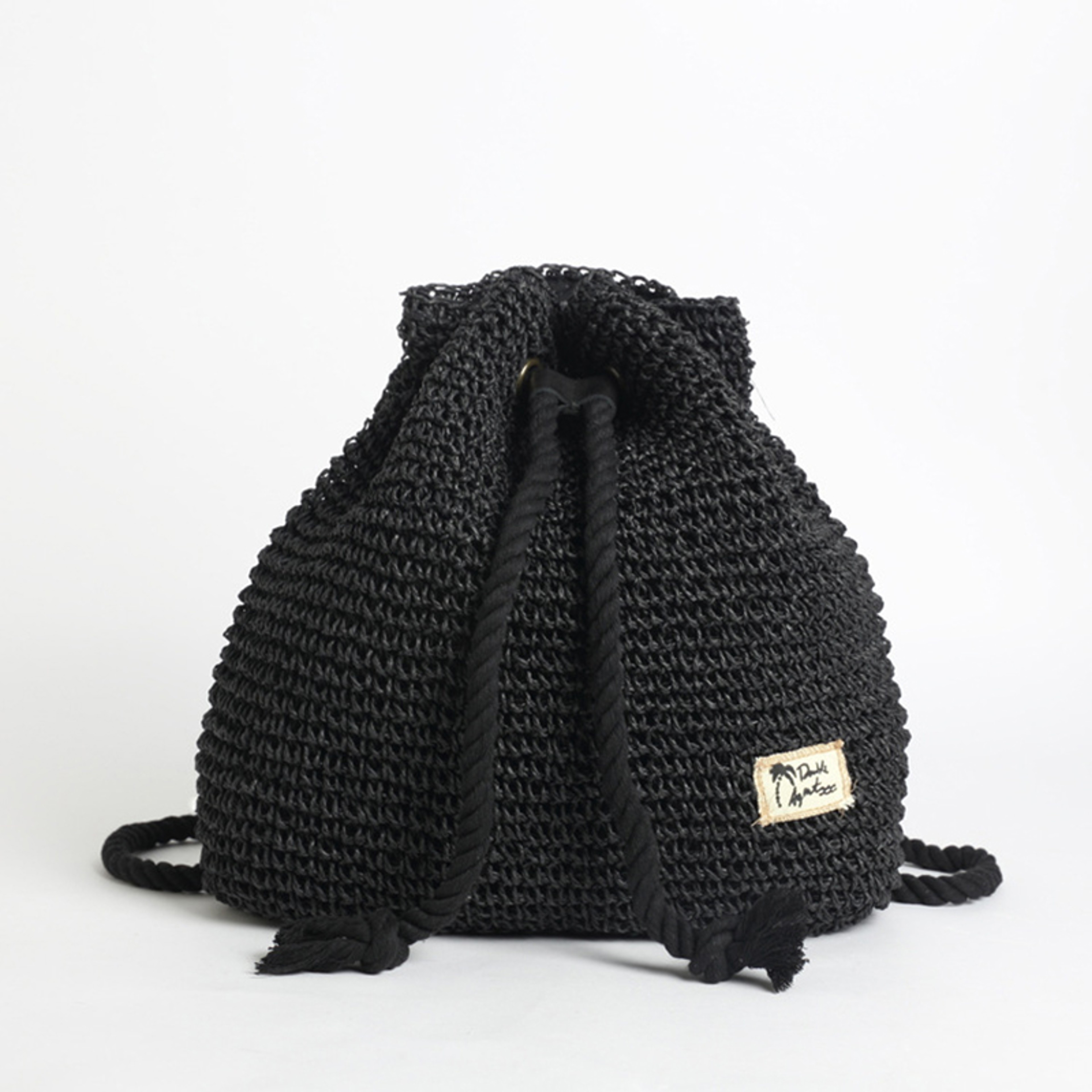 Handmade Woven Straw Backpack for Women – view 7