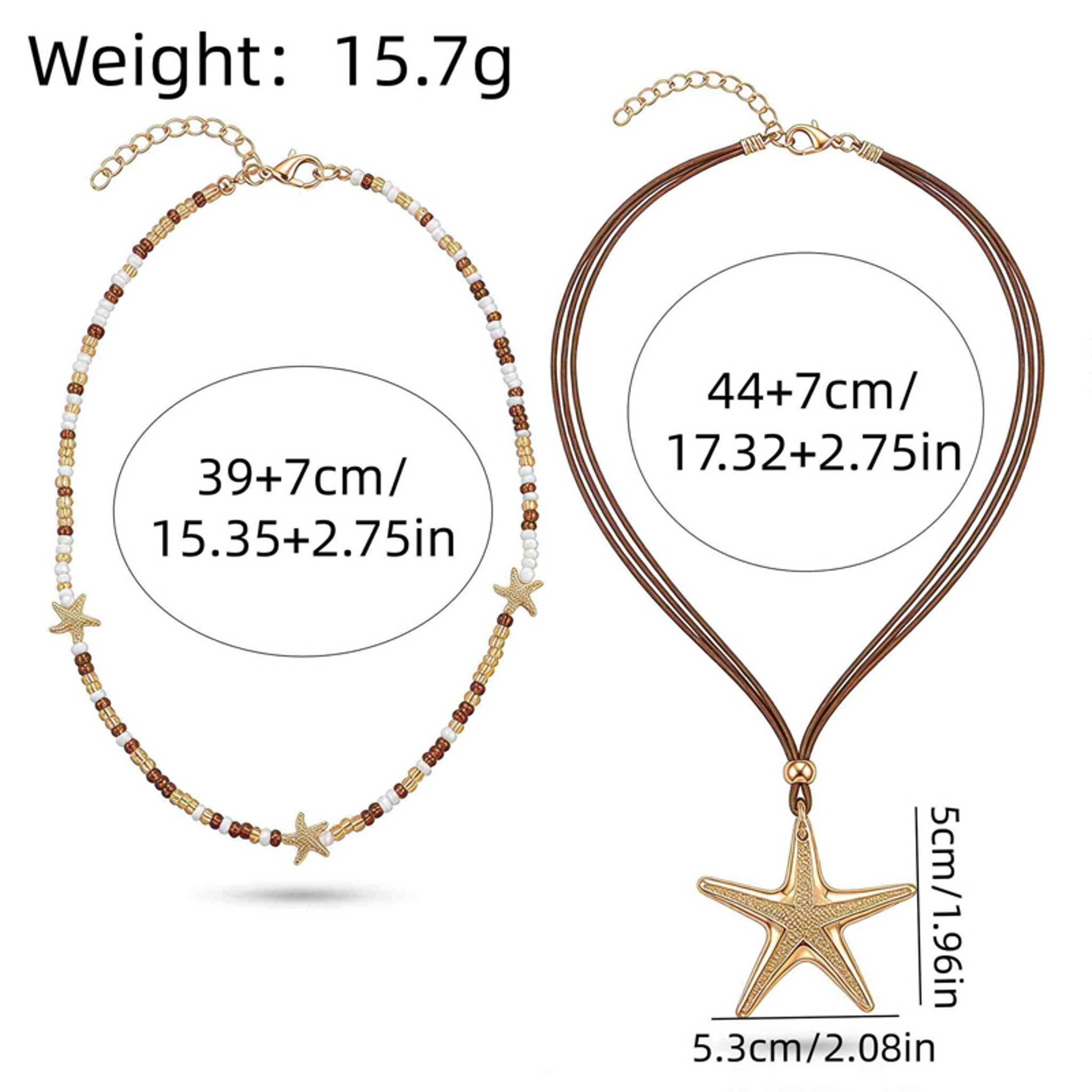 Bohemian Star Layered Necklace for Women – view 6