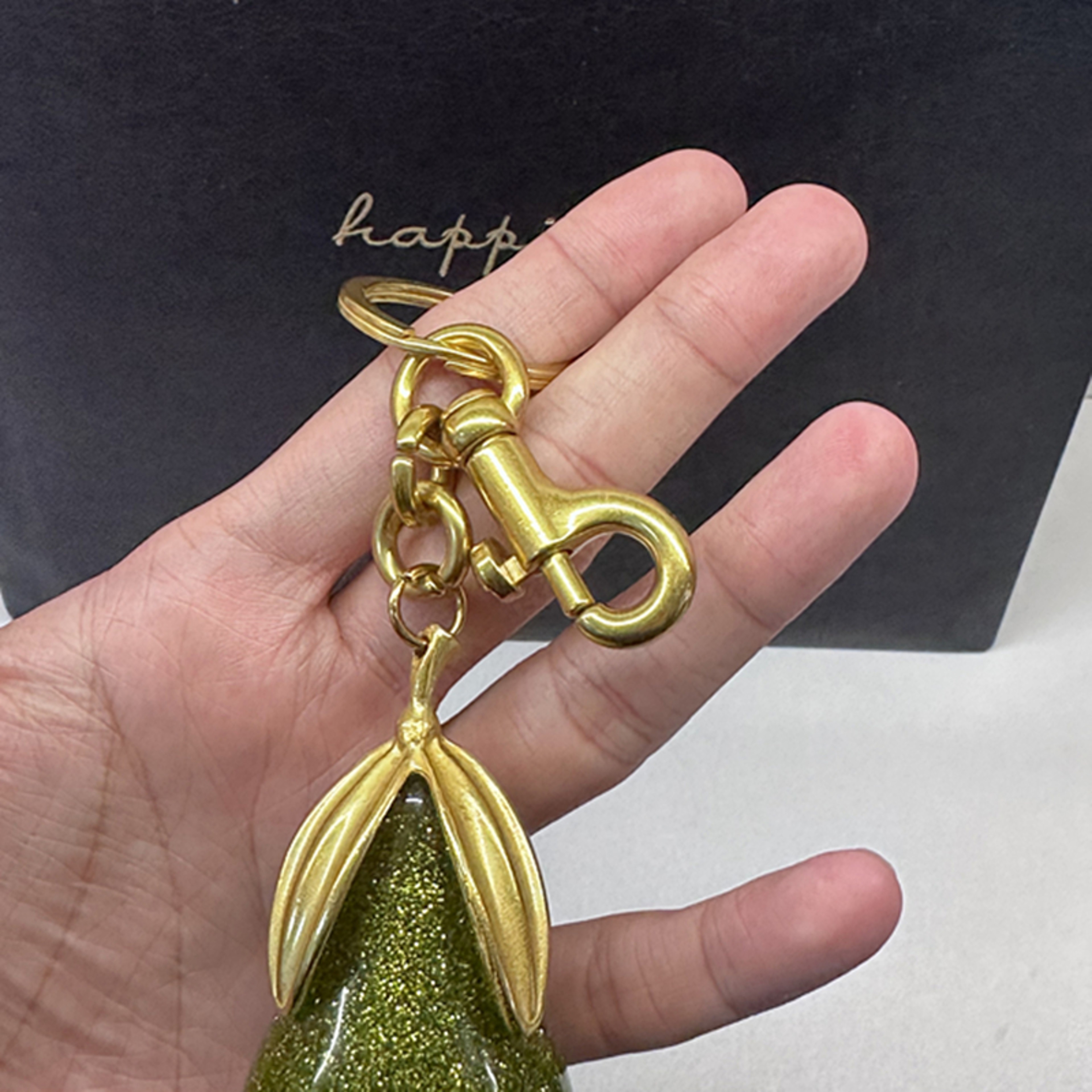 Crystal Pear Bag Charm for Luxury Handbags – view 5