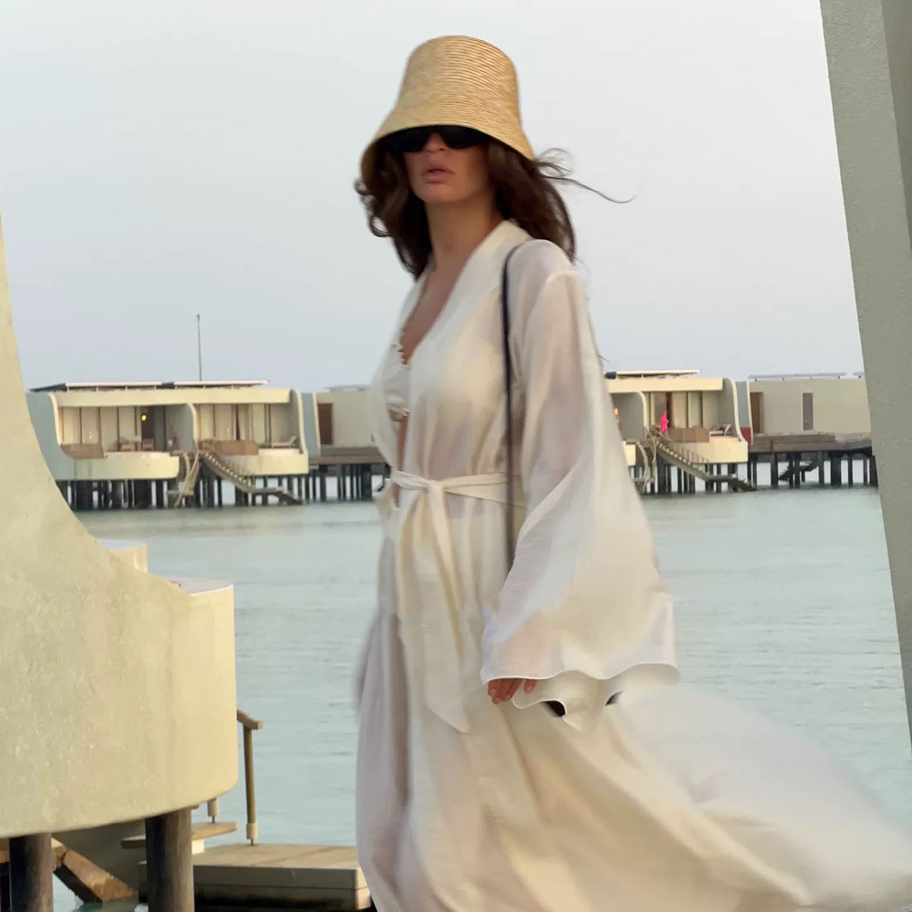 Korean Designer Straw Bucket Hat – view 3