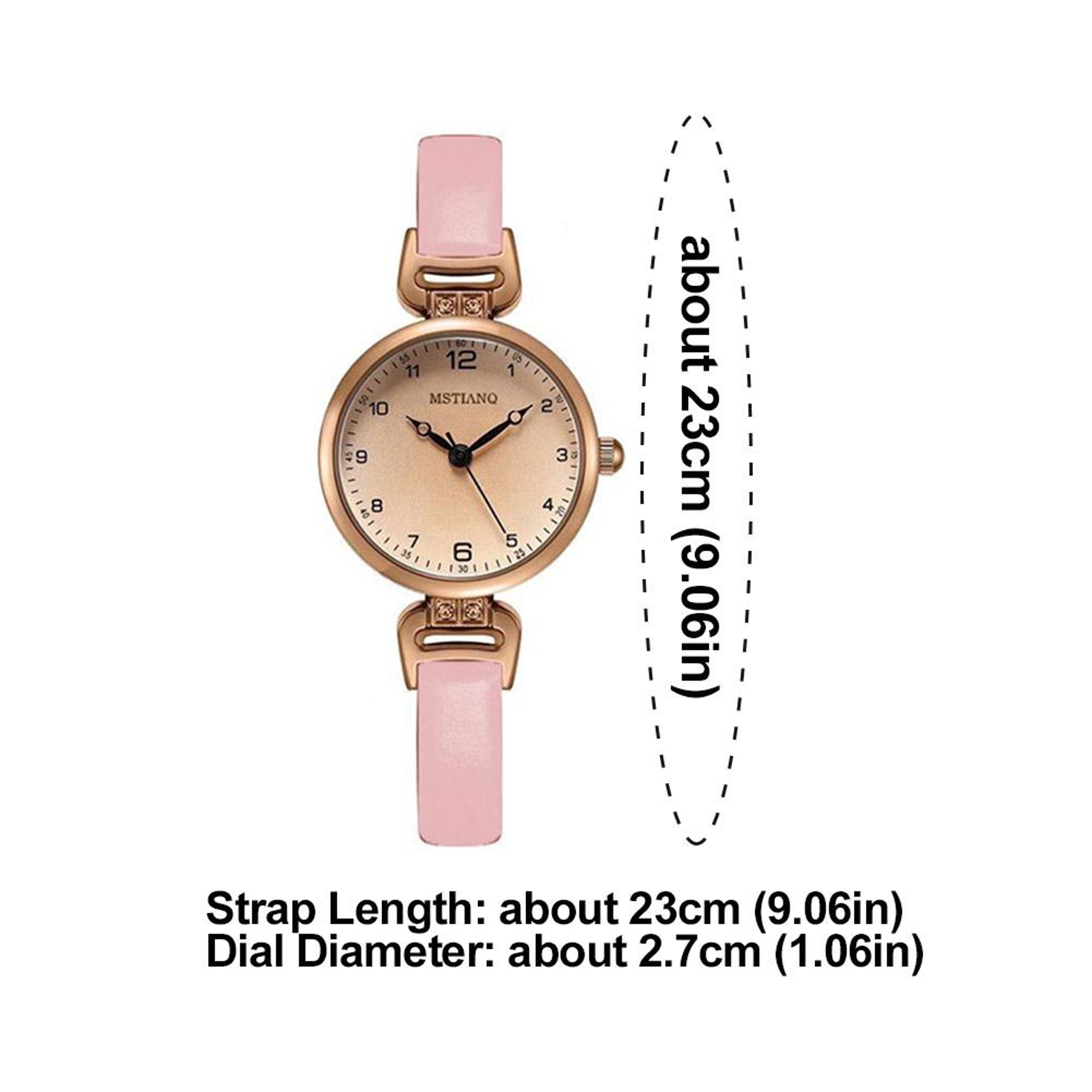 Minimalist PU Leather Quartz Wristwatch for Women – view 6