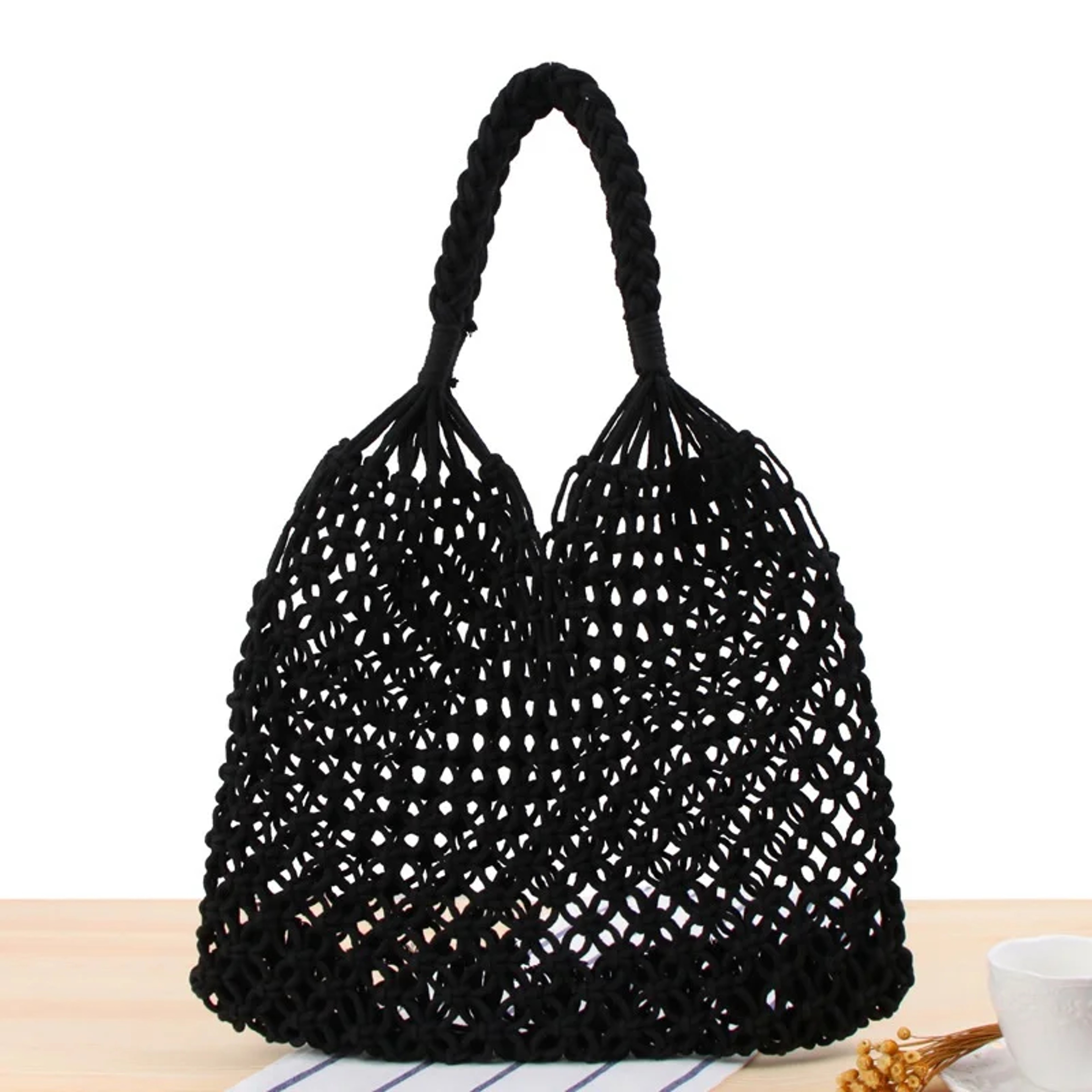 Bohemian Crochet Backpack – view 7