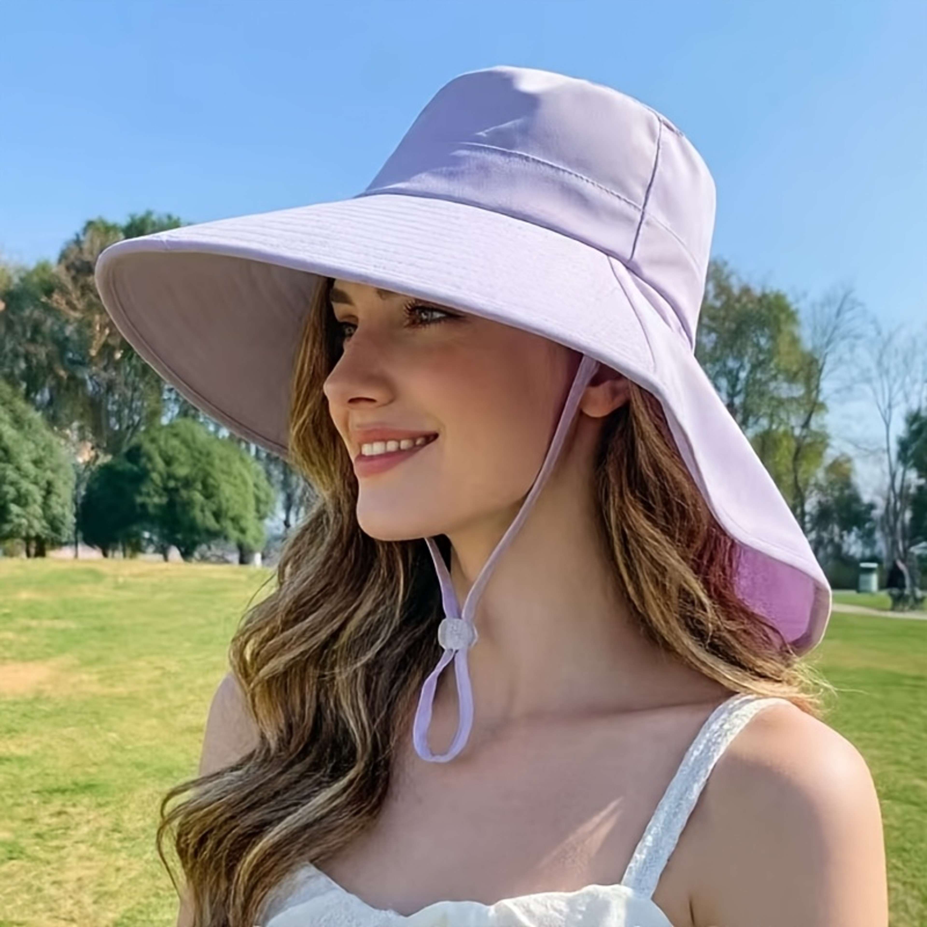 Ultimate UV Protection Sun Hat with Detachable Shawl – view 6