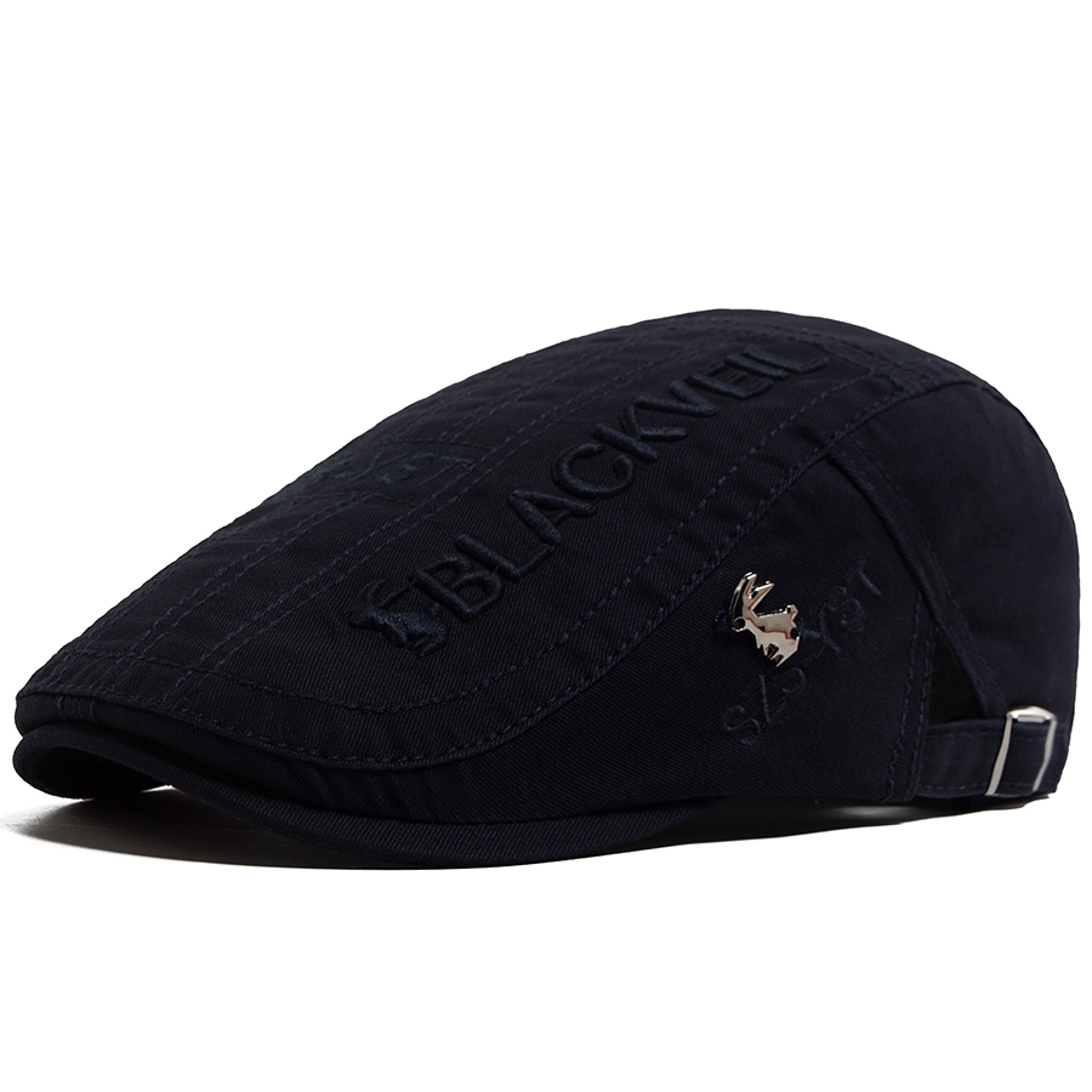 Men Vintage Rabbit Embroidery Flat Cap – view 5