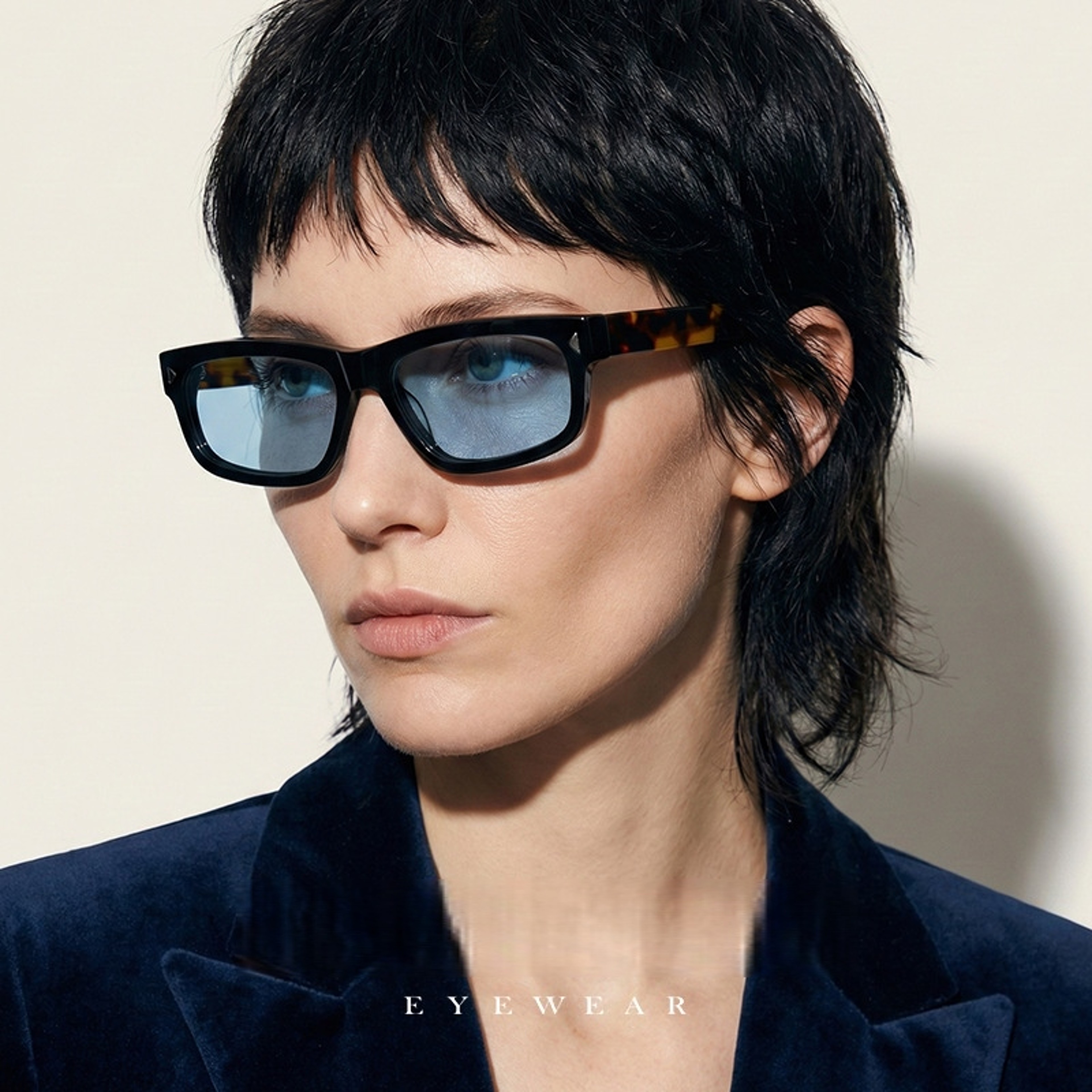 Retro Square Polarized Acetate Sunglasses – view 3