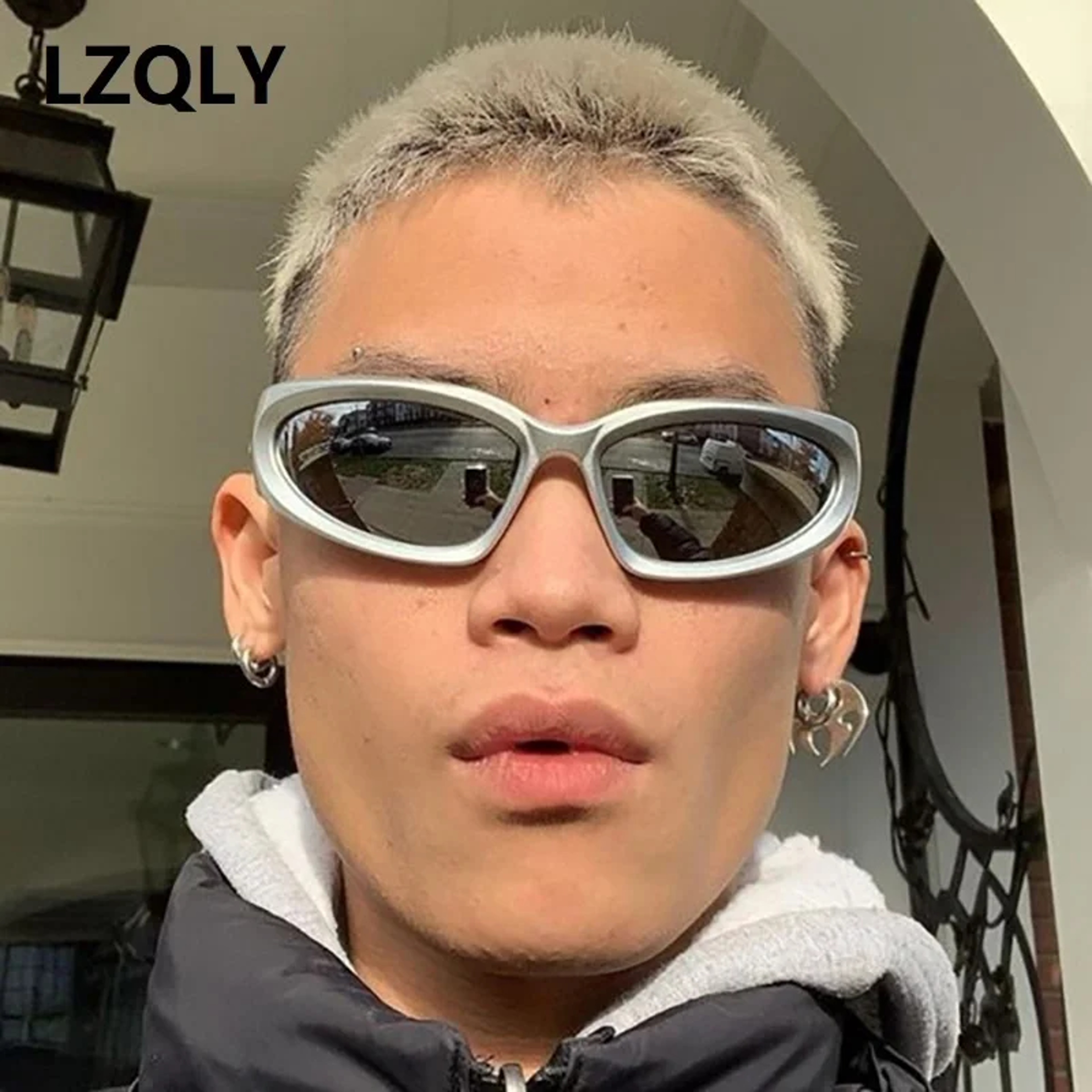Sunglasses Sports Cycling Glasses Retro Futuristic Eyewear 0