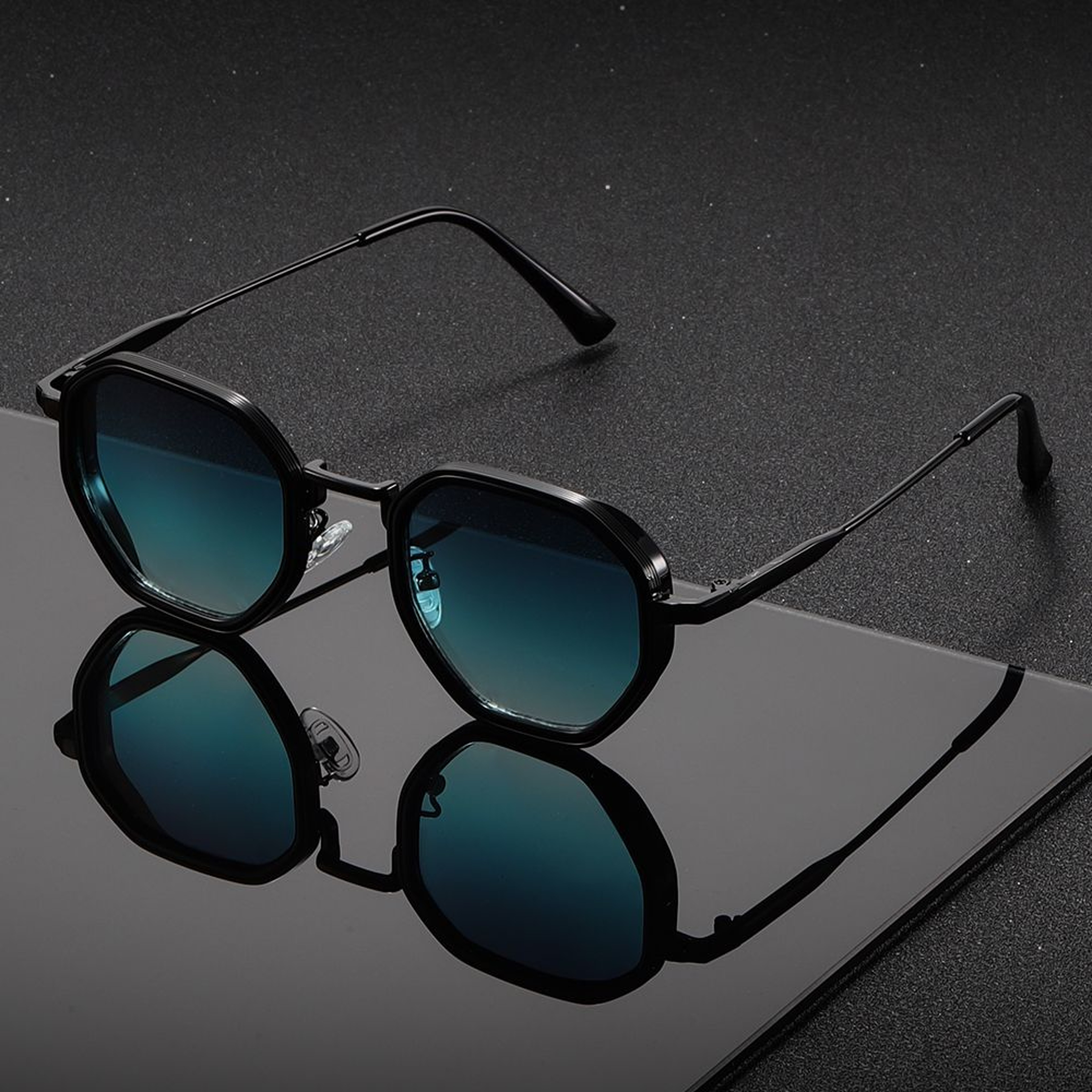 Vintage Round Metal Punk Sunglasses Retro Eyewear 7