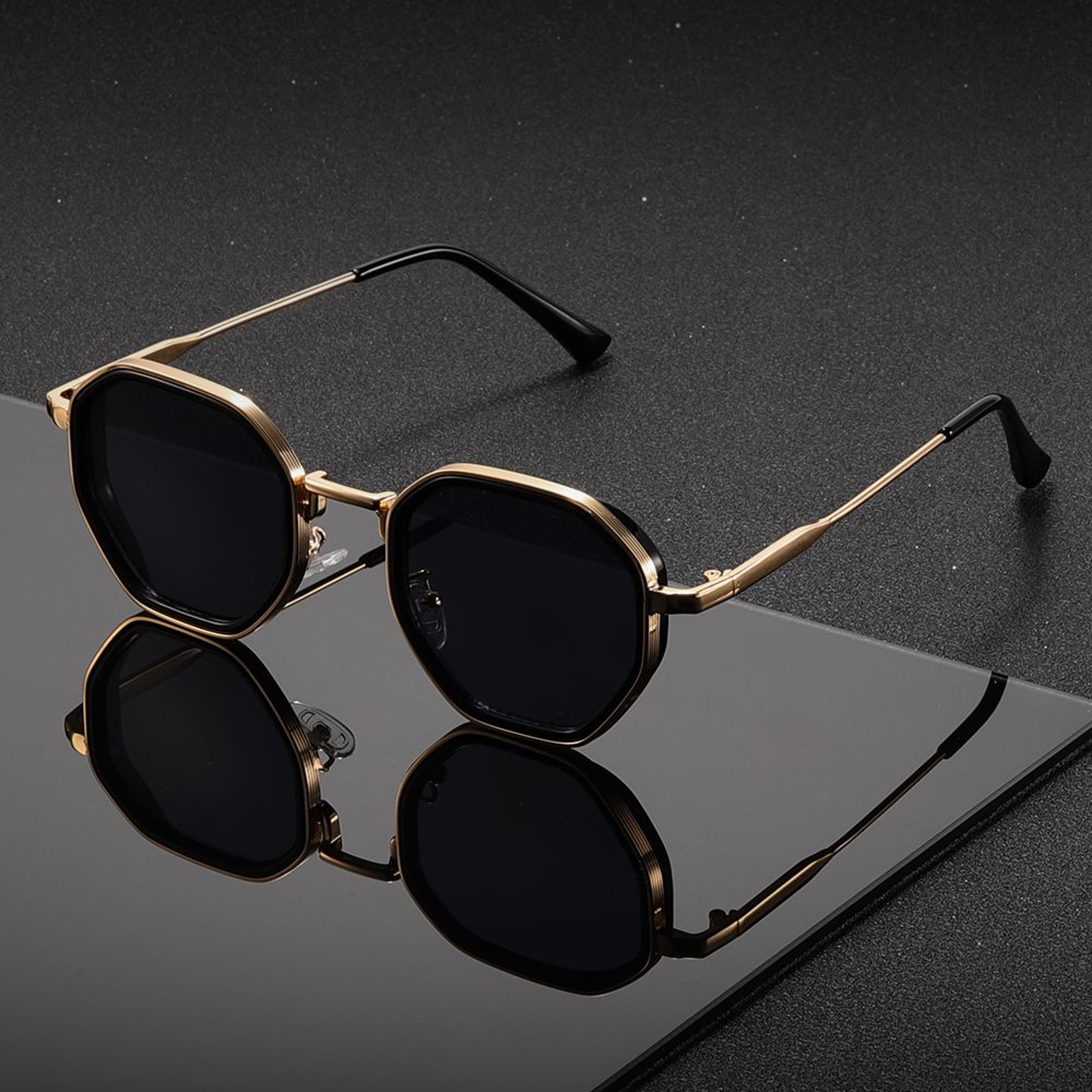 Vintage Round Metal Punk Sunglasses Retro Eyewear 8