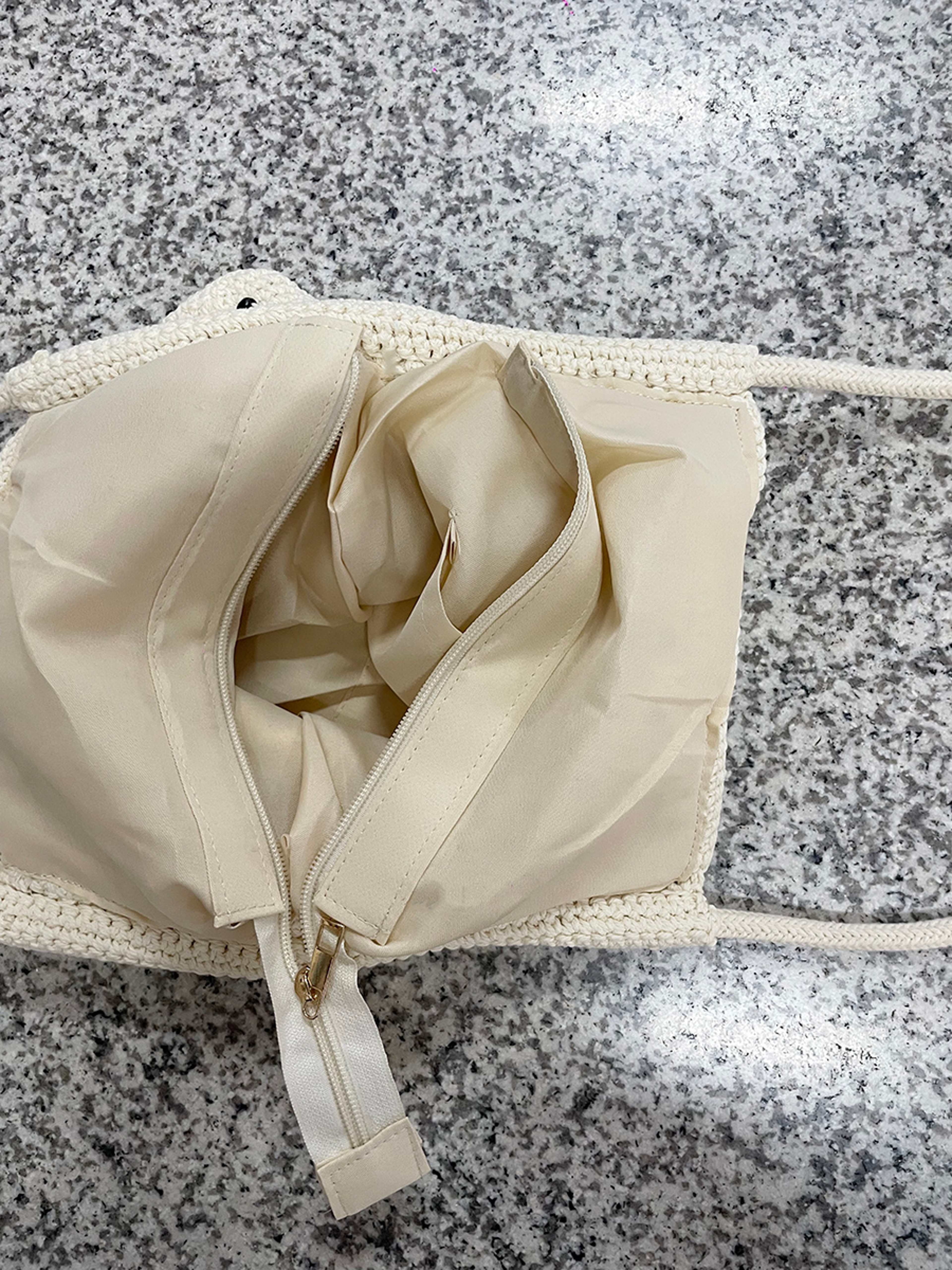 Handcrafted Cotton Crochet Beach Tote – view 5