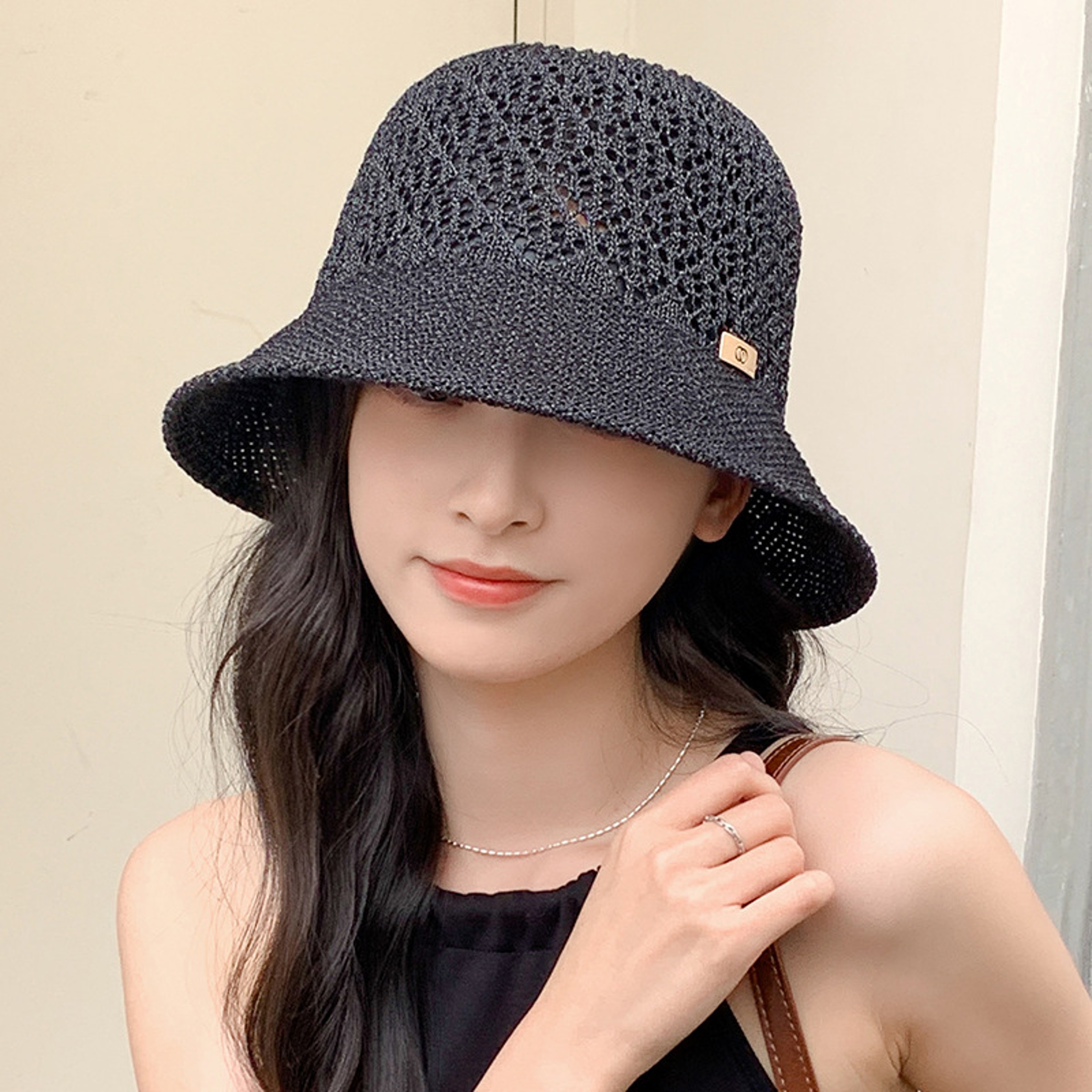 Breathable Women Summer Sun Protection Bucket Hat – view 6