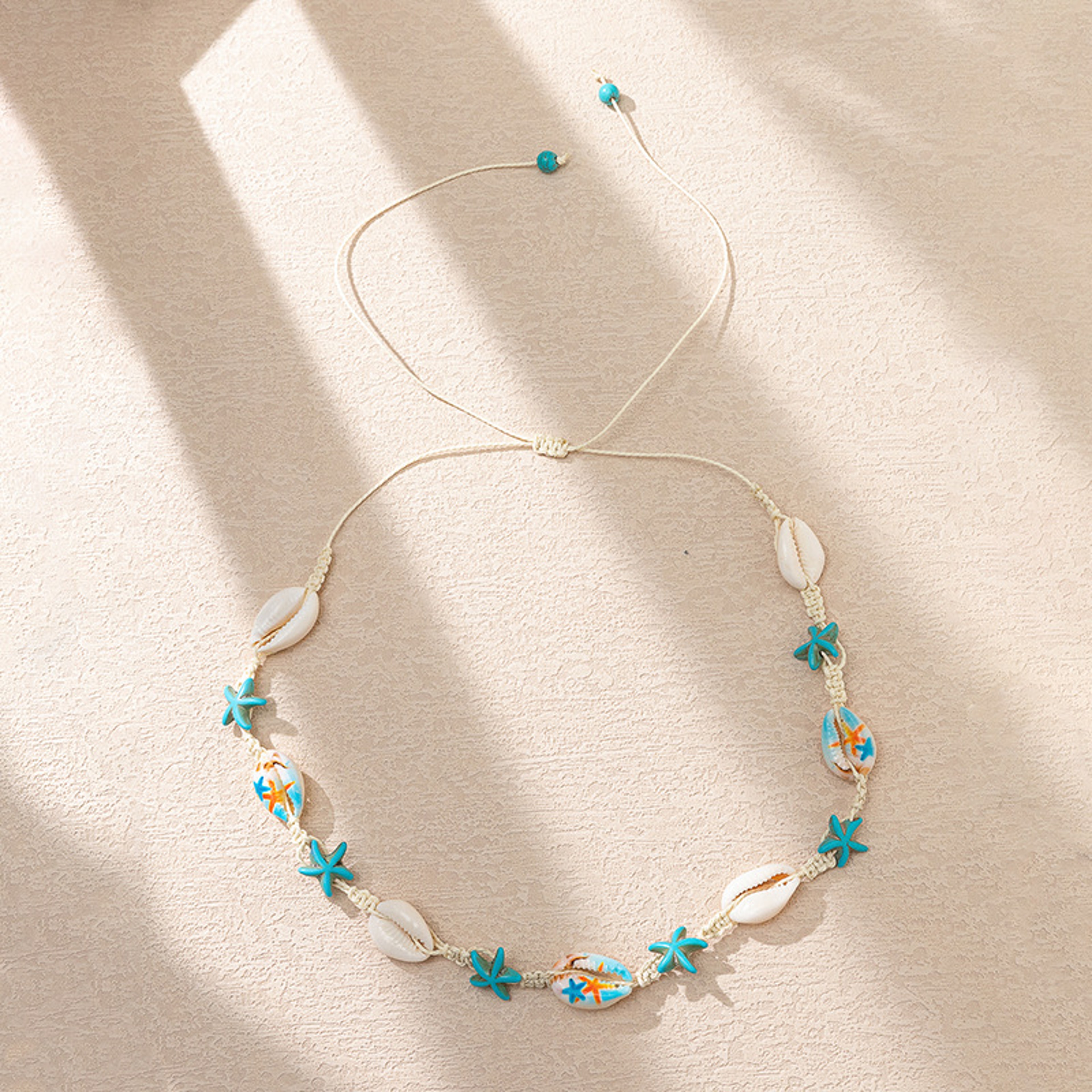 Summer Boho Cowrie Shell Necklace for Women Y2K Starfish Beach Jewelry – view 7