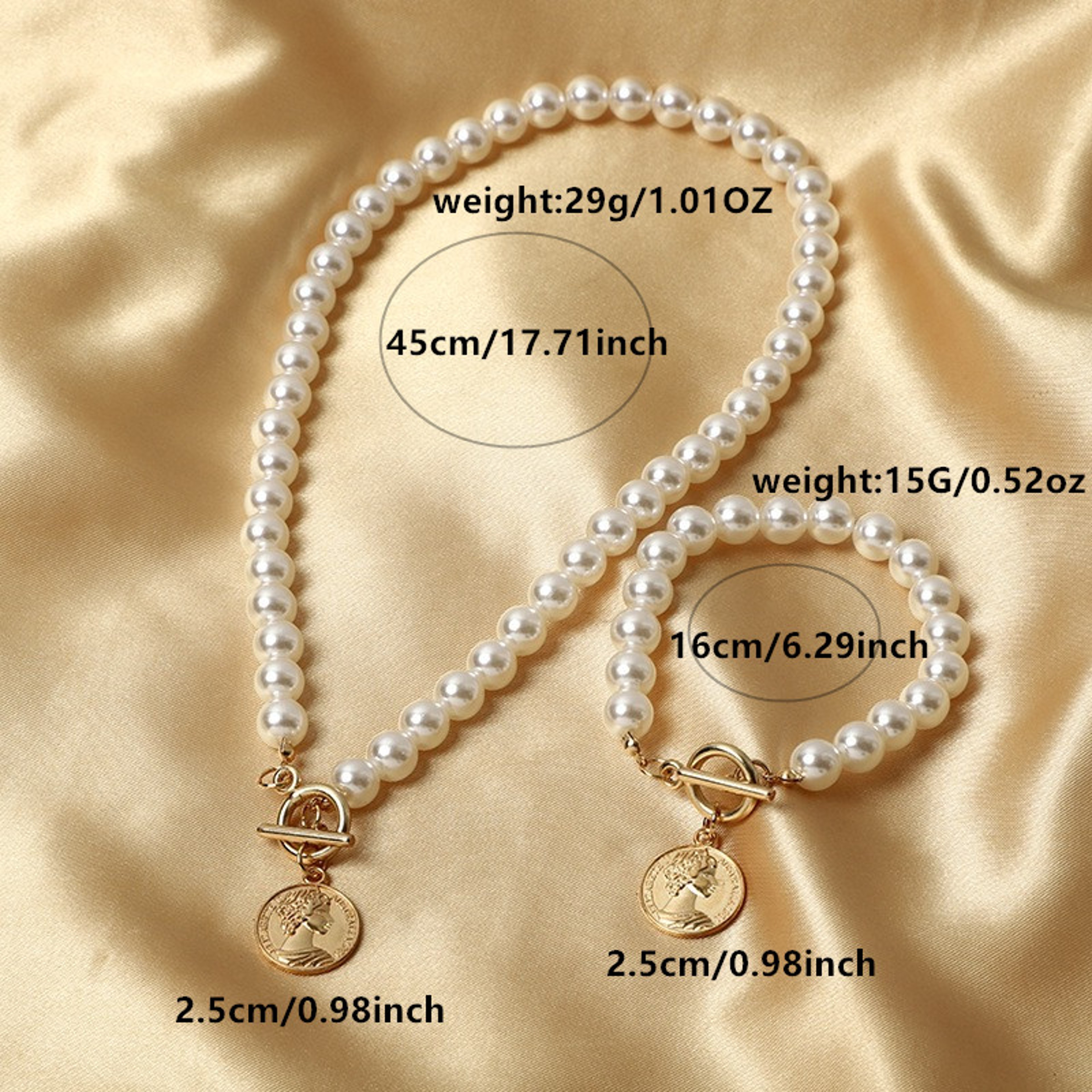 Baroque Pearl Bridal Jewelry Set – view 4