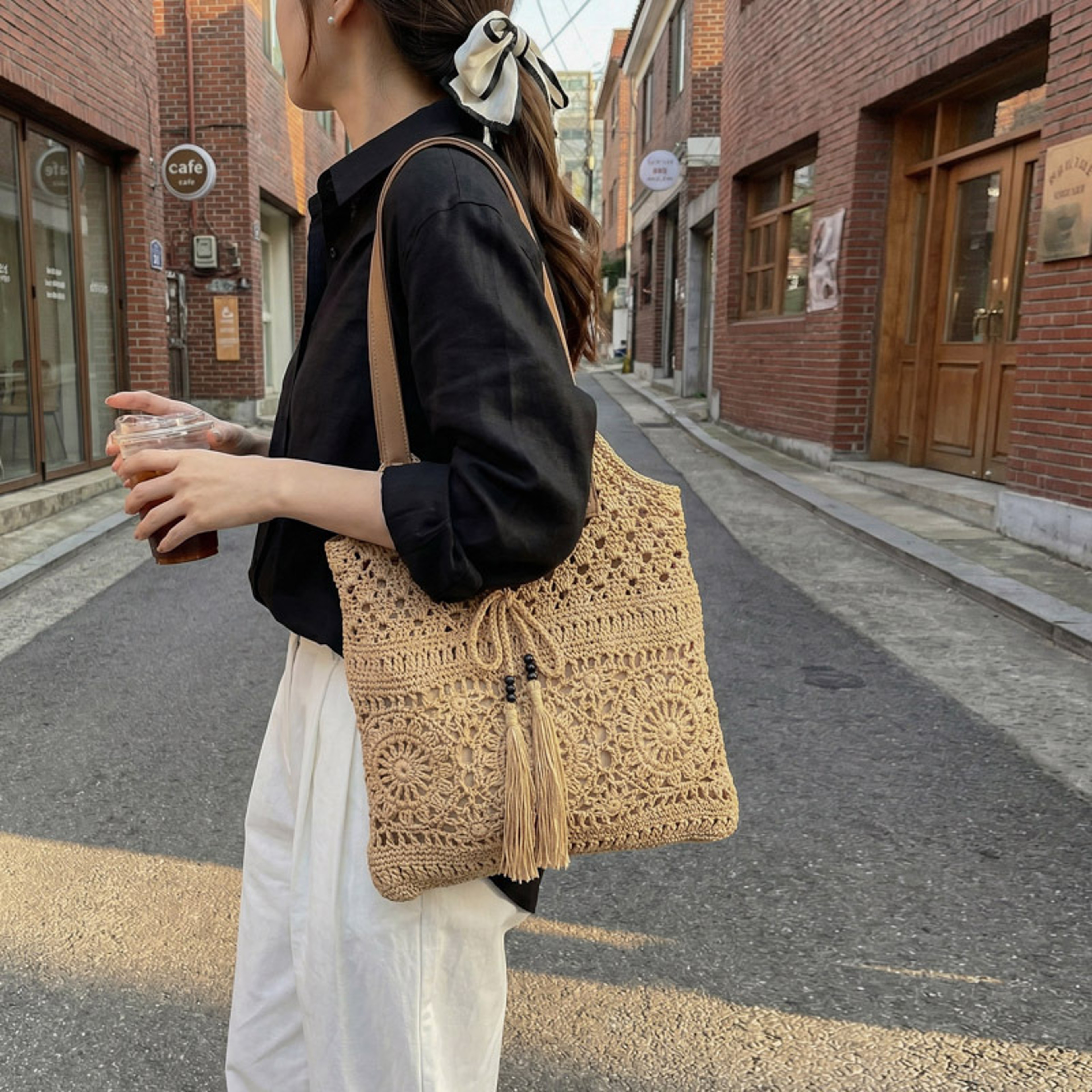 Woven Beach Tote Bag for Women – view 2