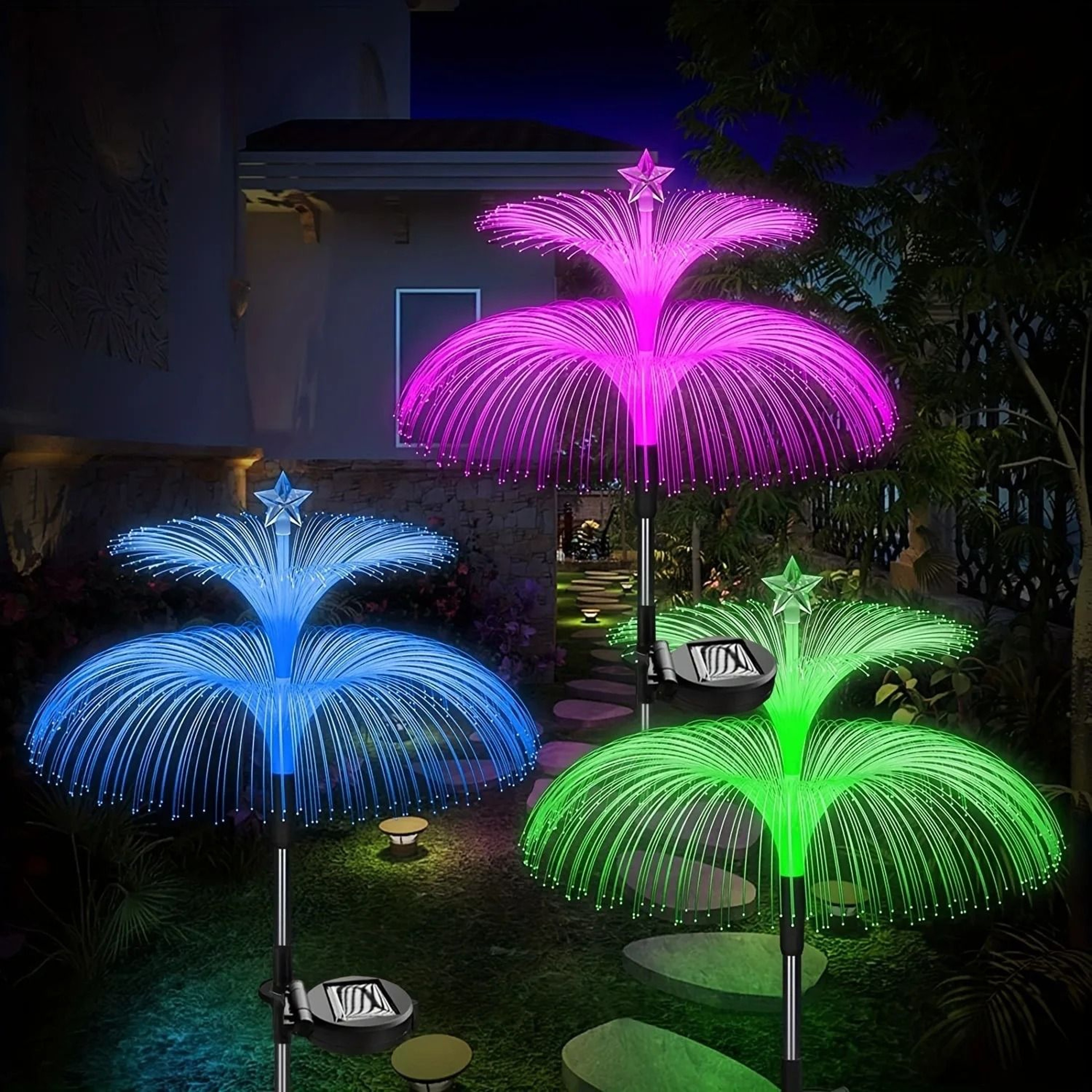 Solar LED Lights for Flower Beds
