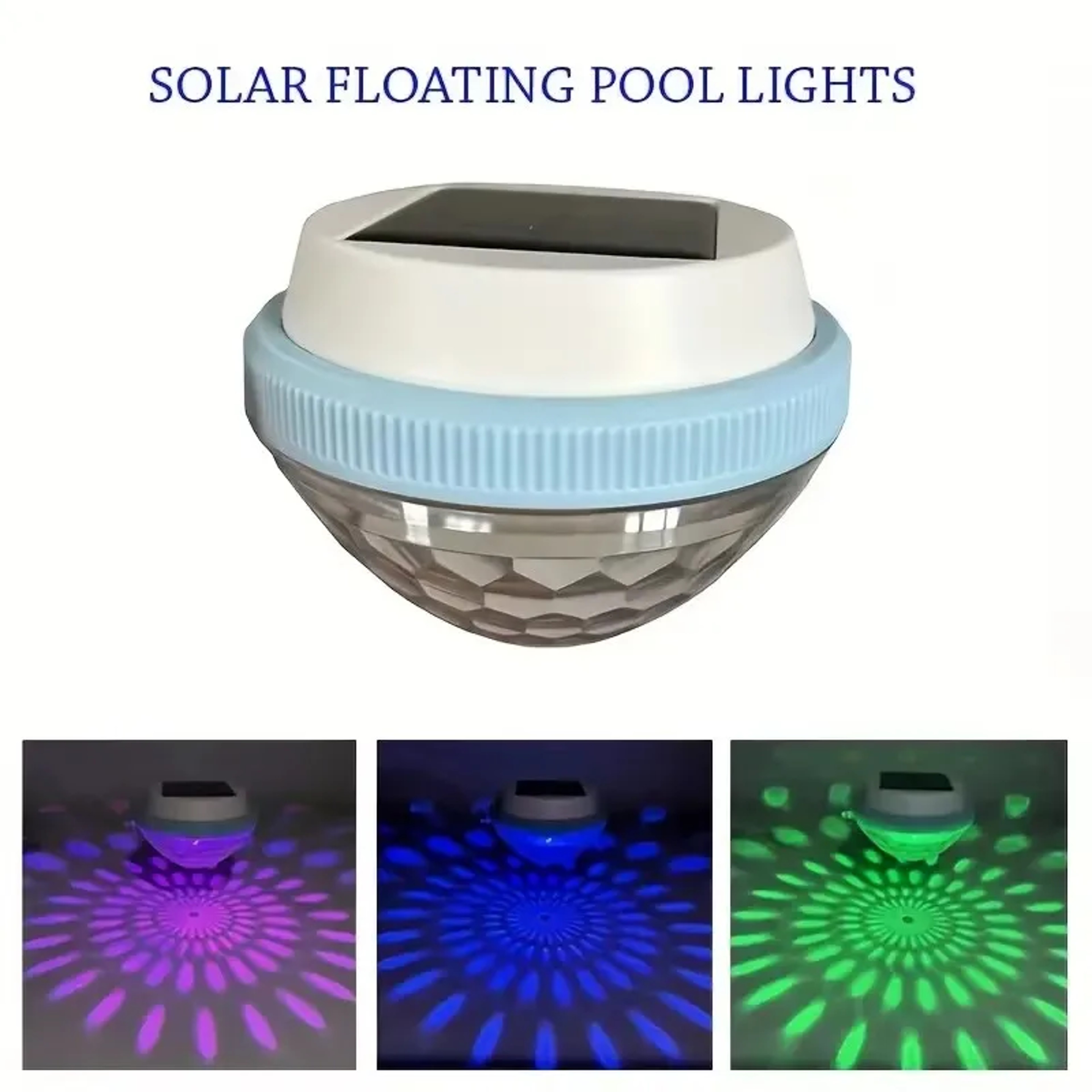 Colorful Solar Floating Pool Light, LED Auto Night Light, Automatic Charging, Turns Off in Daytime, Garden Pond Decor – view 2