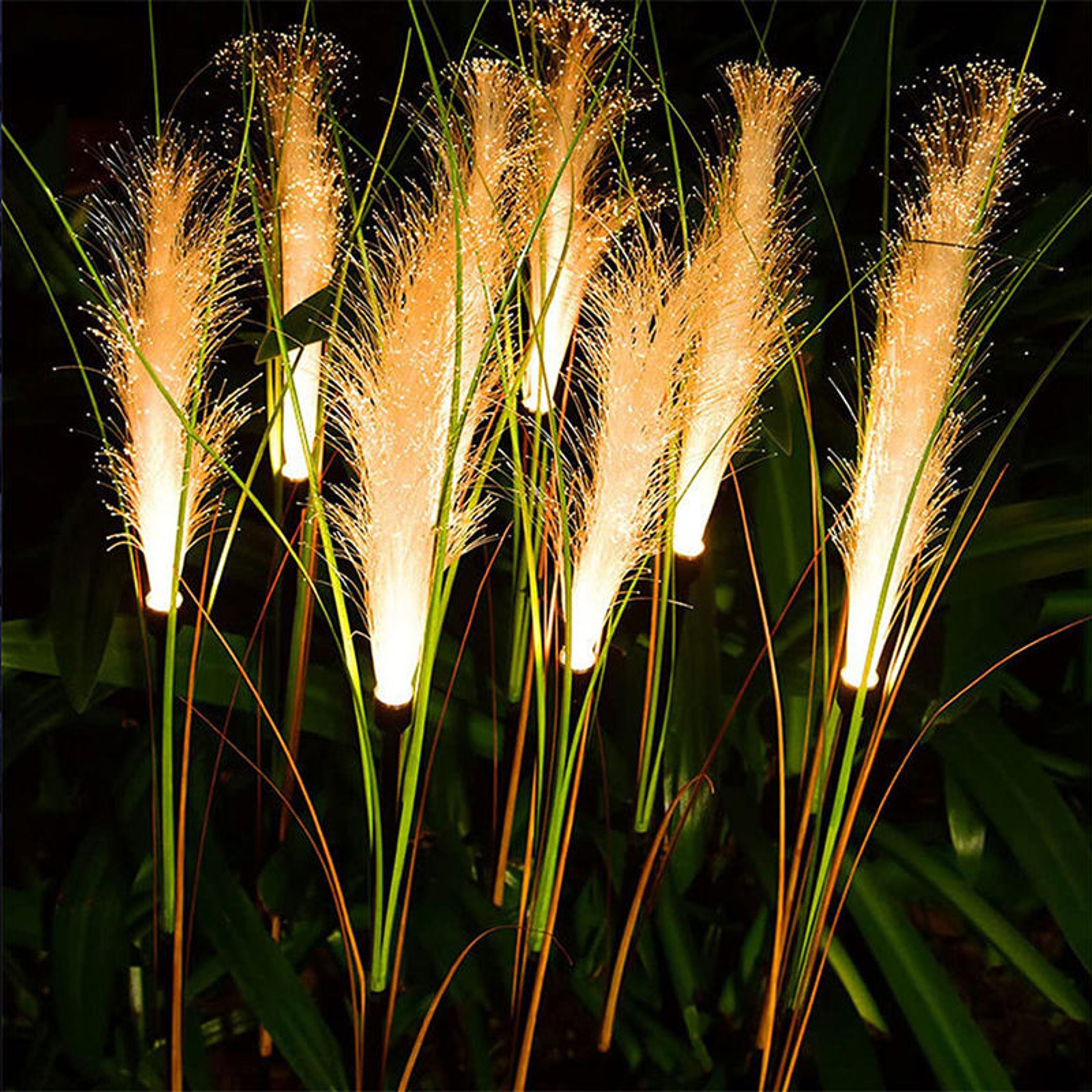 Solar Powered Reed Flower Stake Light, LED Solar Garden Lights Luminous, Christmas Lawn Outdoor Decoration – view 1