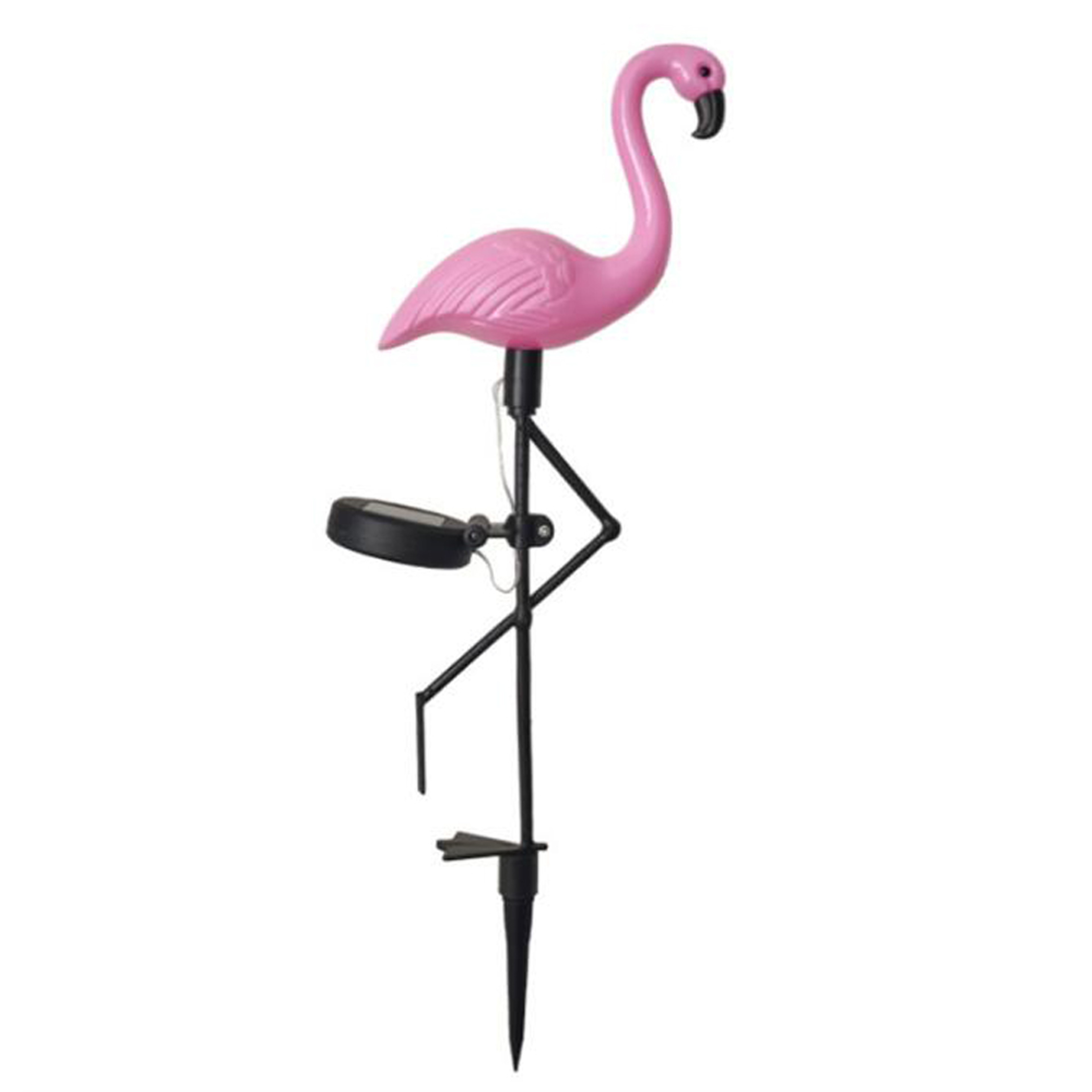 Waterproof Flamingo Solar Lights Outdoor, Garden Lawn Ornaments, Solar Flamingo Stake Lights for Christmas Patio Decor – view 7