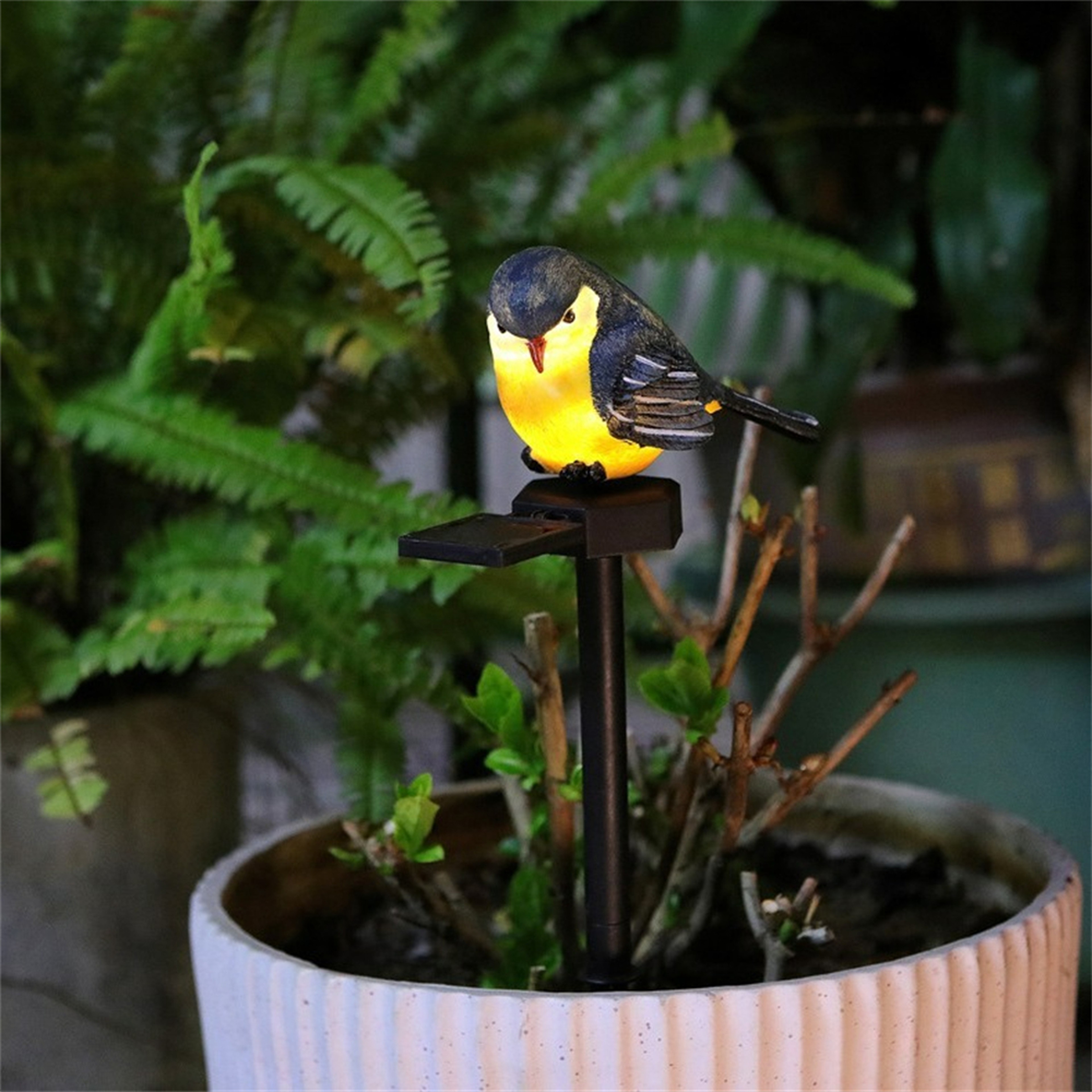 LED Solar Outdoor Resin Bird Light for Lawn, Ground Insertion Courtyard Garden Animal Decor Landscape Yard Lighting – view 2
