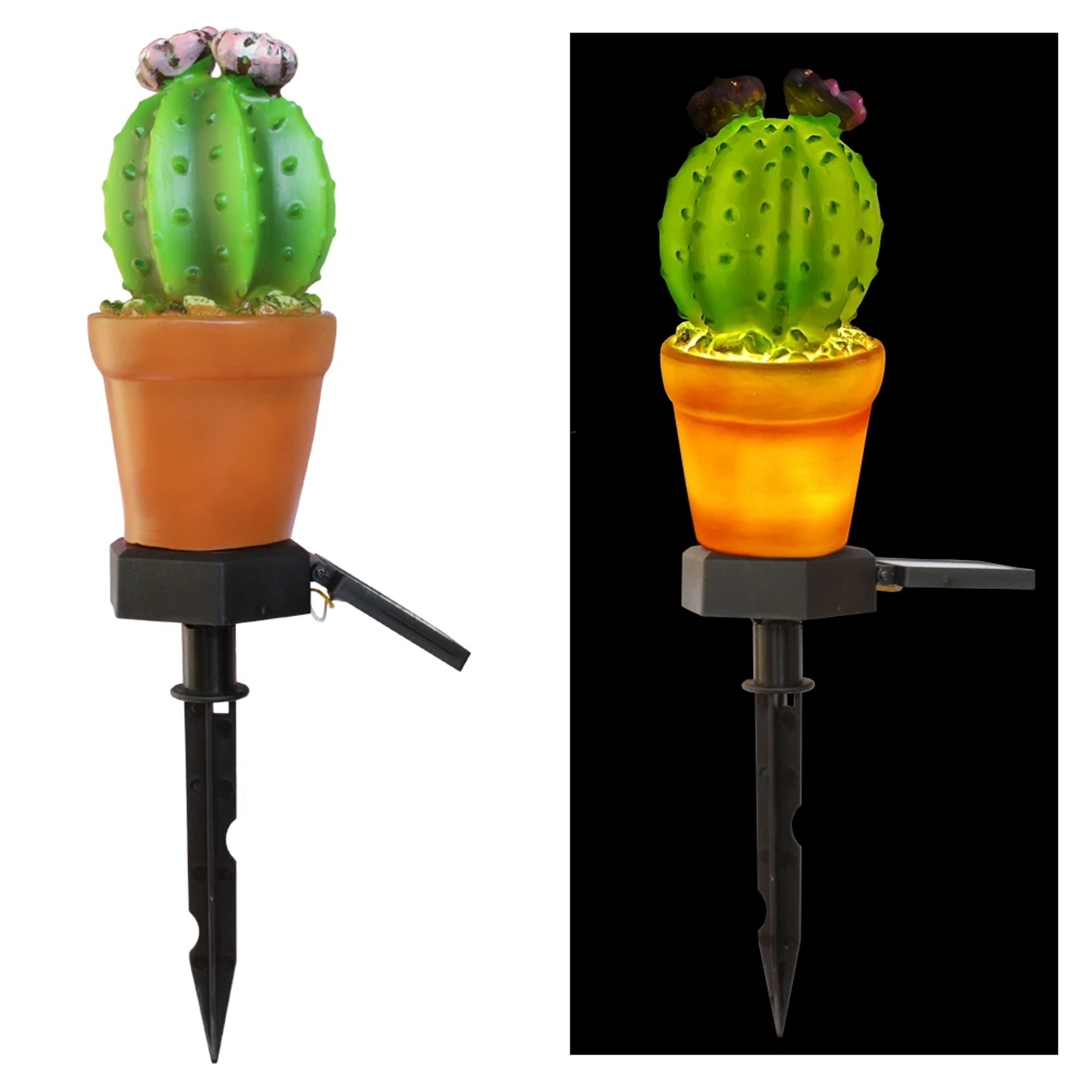 LED Solar Garden Light Simulation Pineapple Cactus, Outdoor Landscape Lamp for Yard, Lawn, Walkway, Patio Decor – view 6
