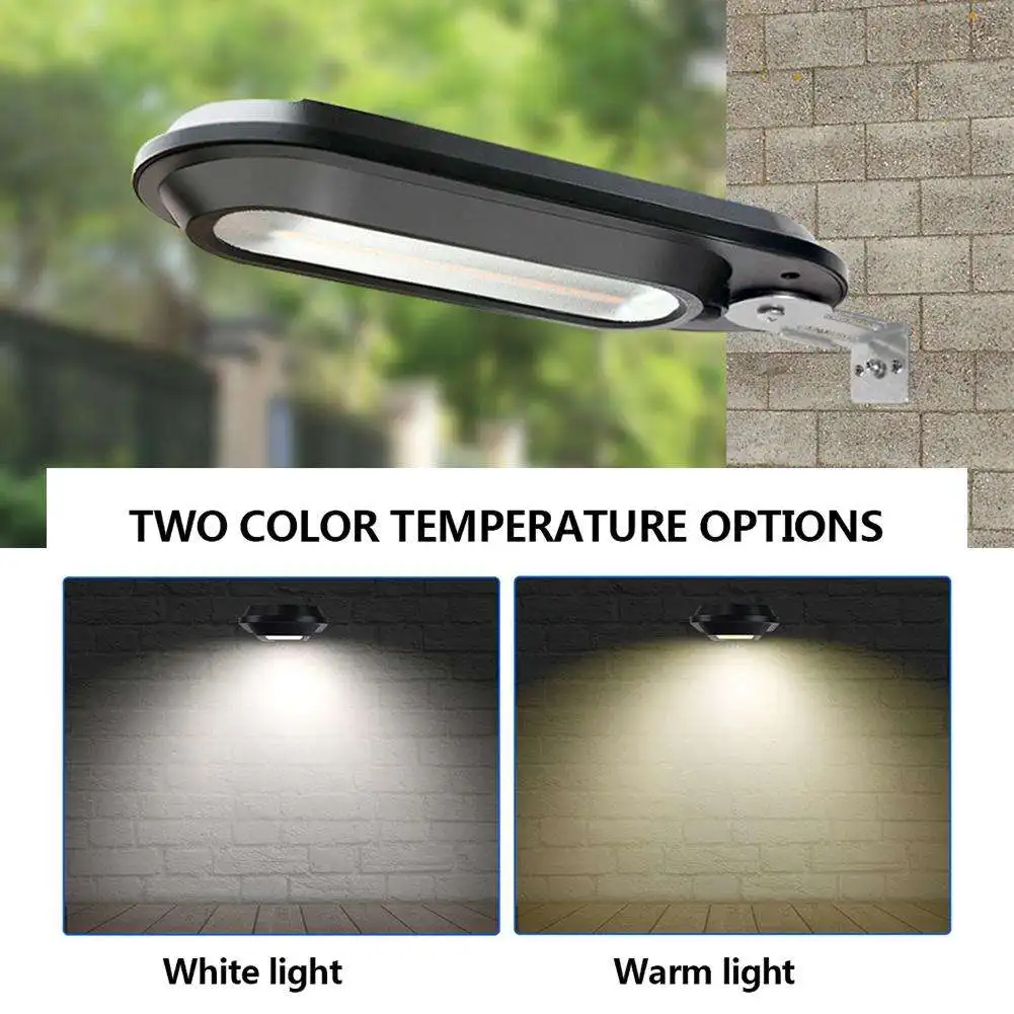 Waterproof Solar Outdoor Wall Lamps, Gutter Lights for Yard, Garden, Porch, Patio, Landscape, Home Decoration Fixtures – view 2
