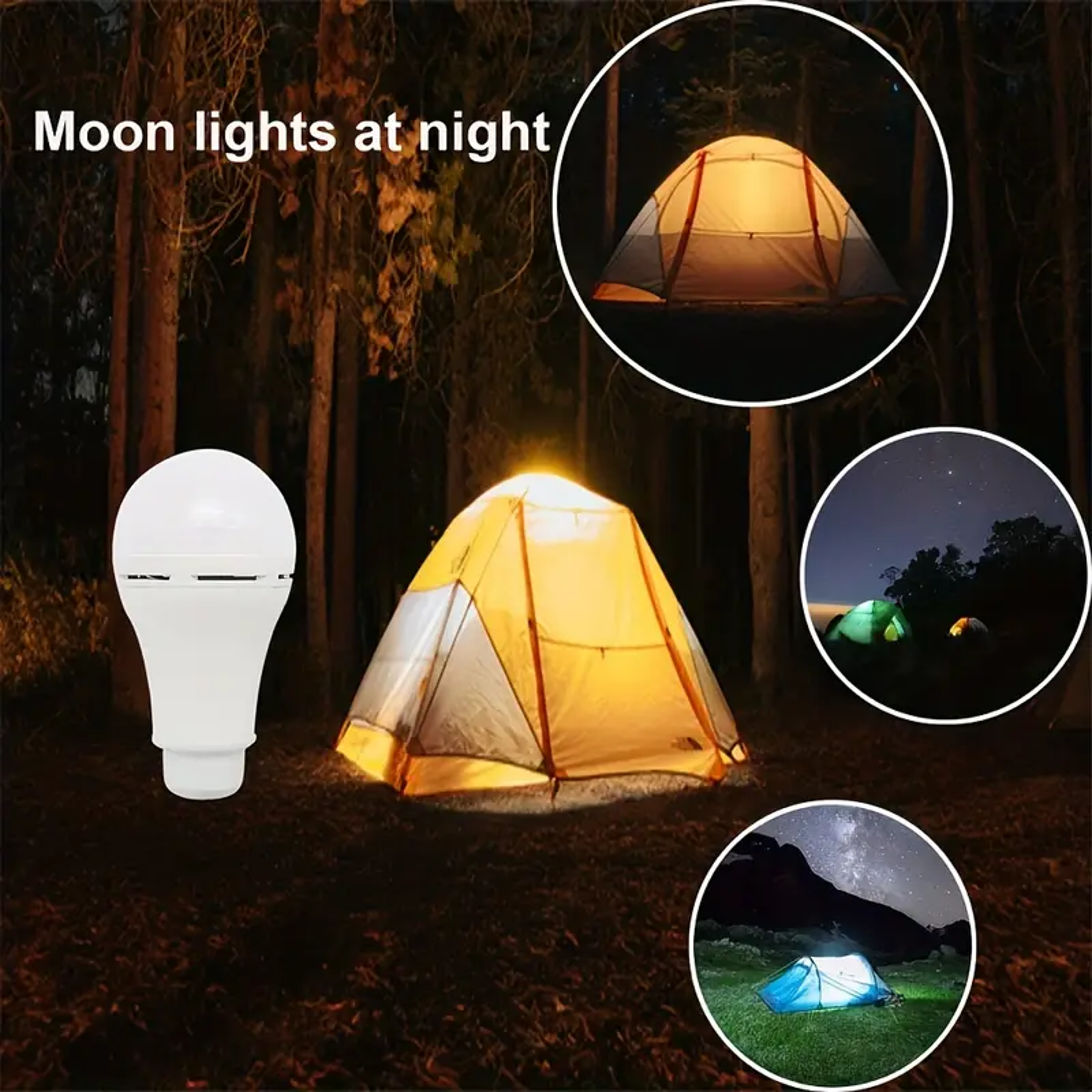 LED Solar Camping Light with Remote, Rechargeable Emergency Outdoor Lamp for Hiking, Fishing, Survival – view 3