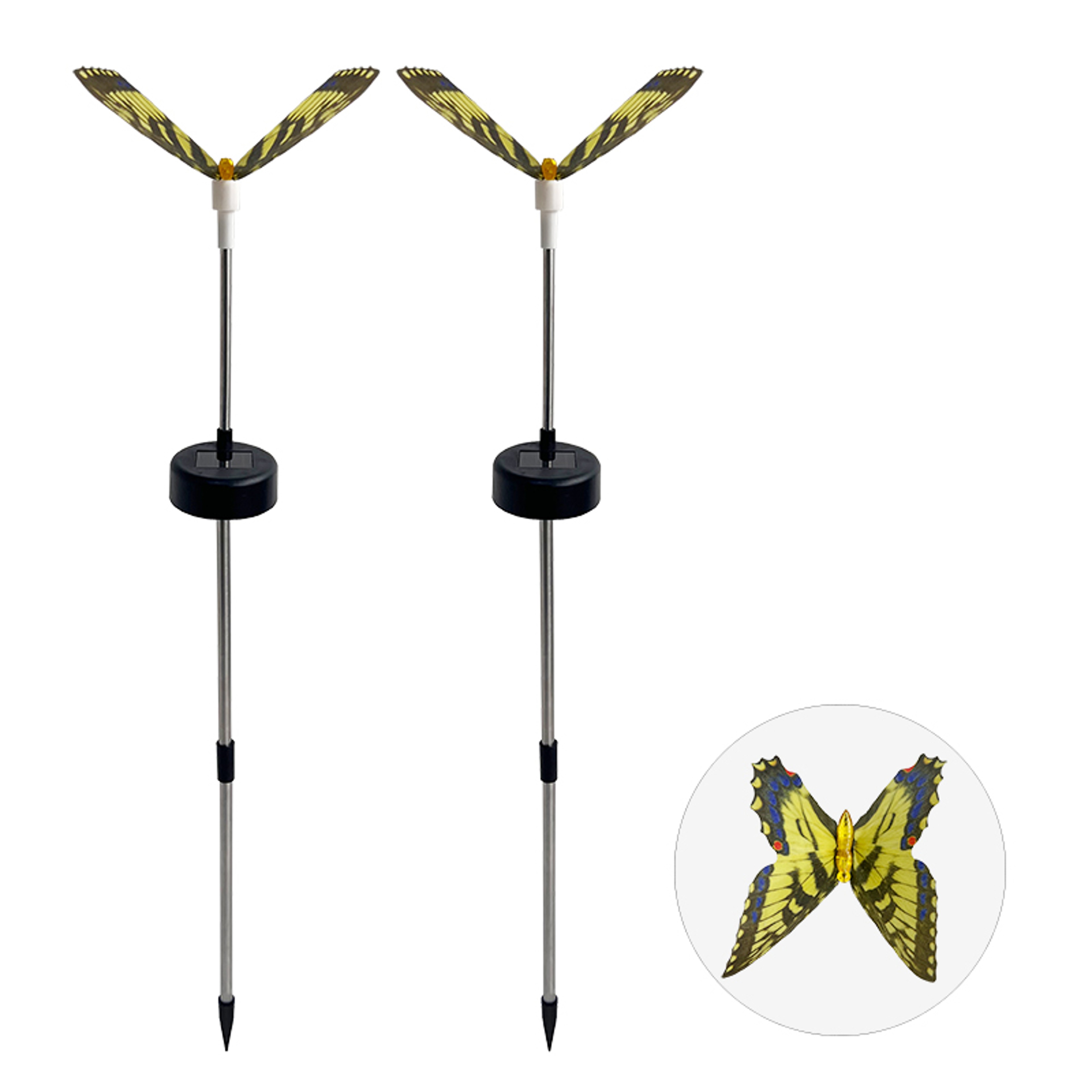 Solar Butterfly LED Outdoor Lights For Yard Courtyard Landscape Lighting Garden Villa Lawn Park Hom 8
