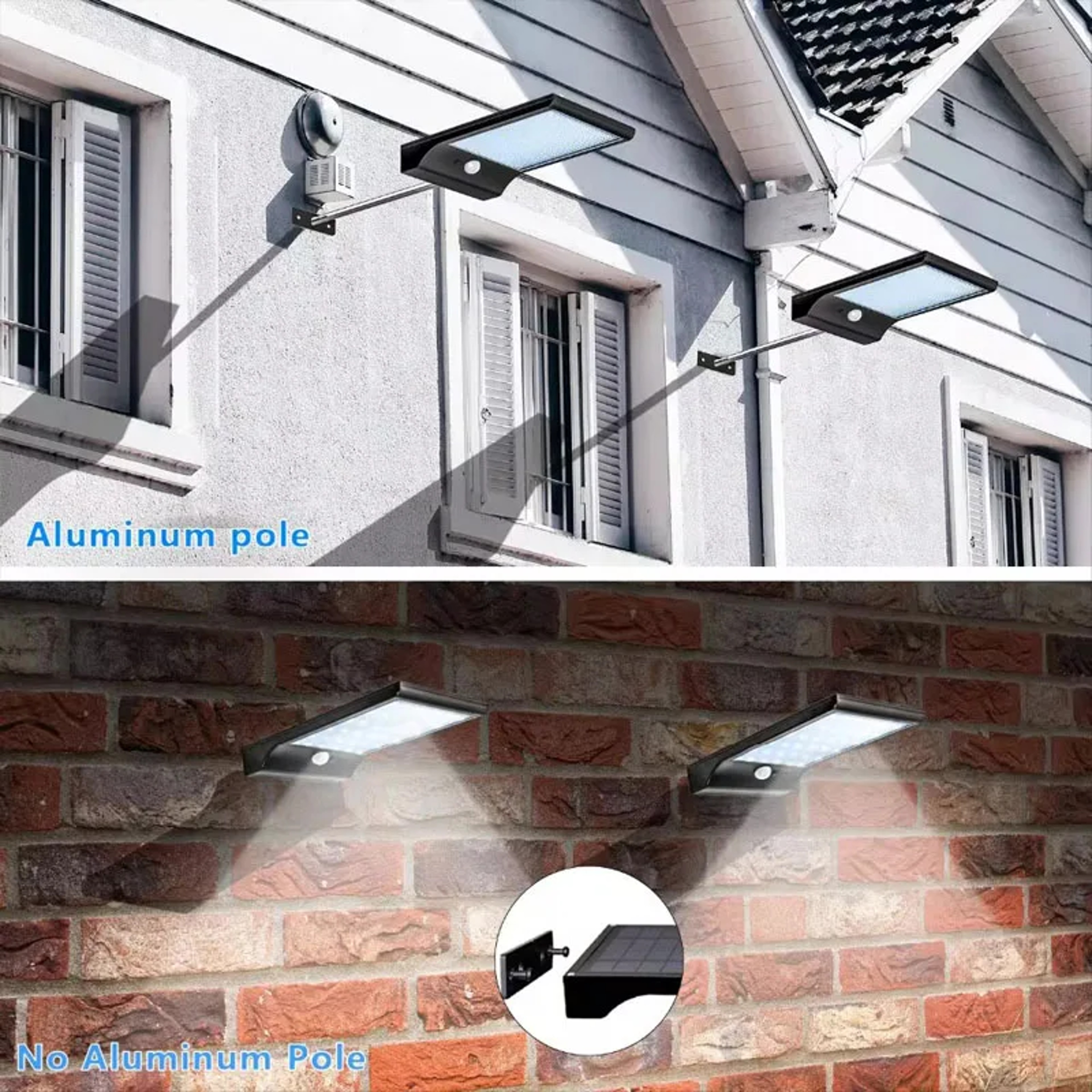 Outdoor LED Solar Light Solar Lamp With PIR Motion Sensor Wall Light Waterproof Sunlight Powered Ga 4