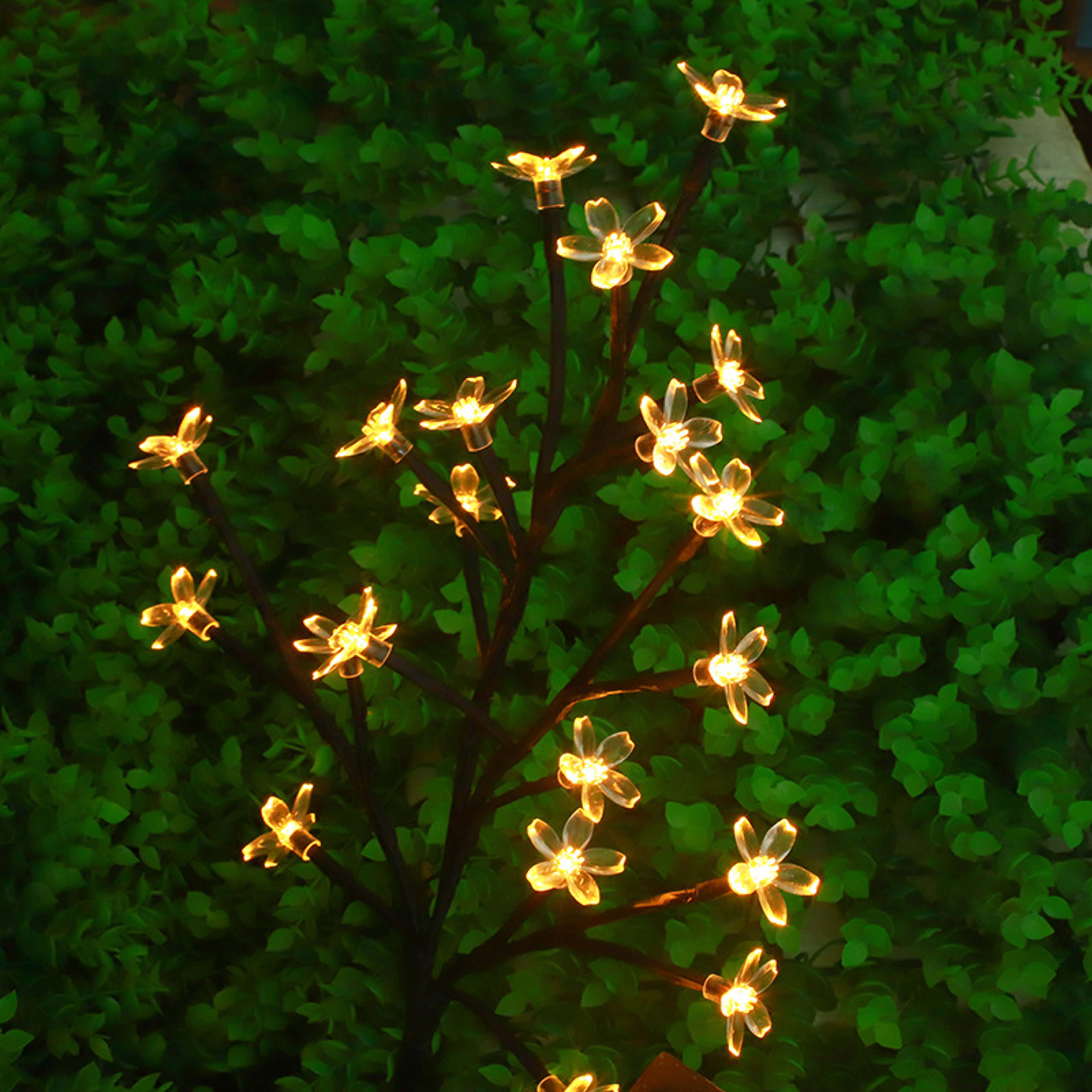 Solar Cherry Blossom Lights Garden Lights, Outdoor Lawn Lights Patio Decoration, Ambient Garden Aisle Landscape – view 5