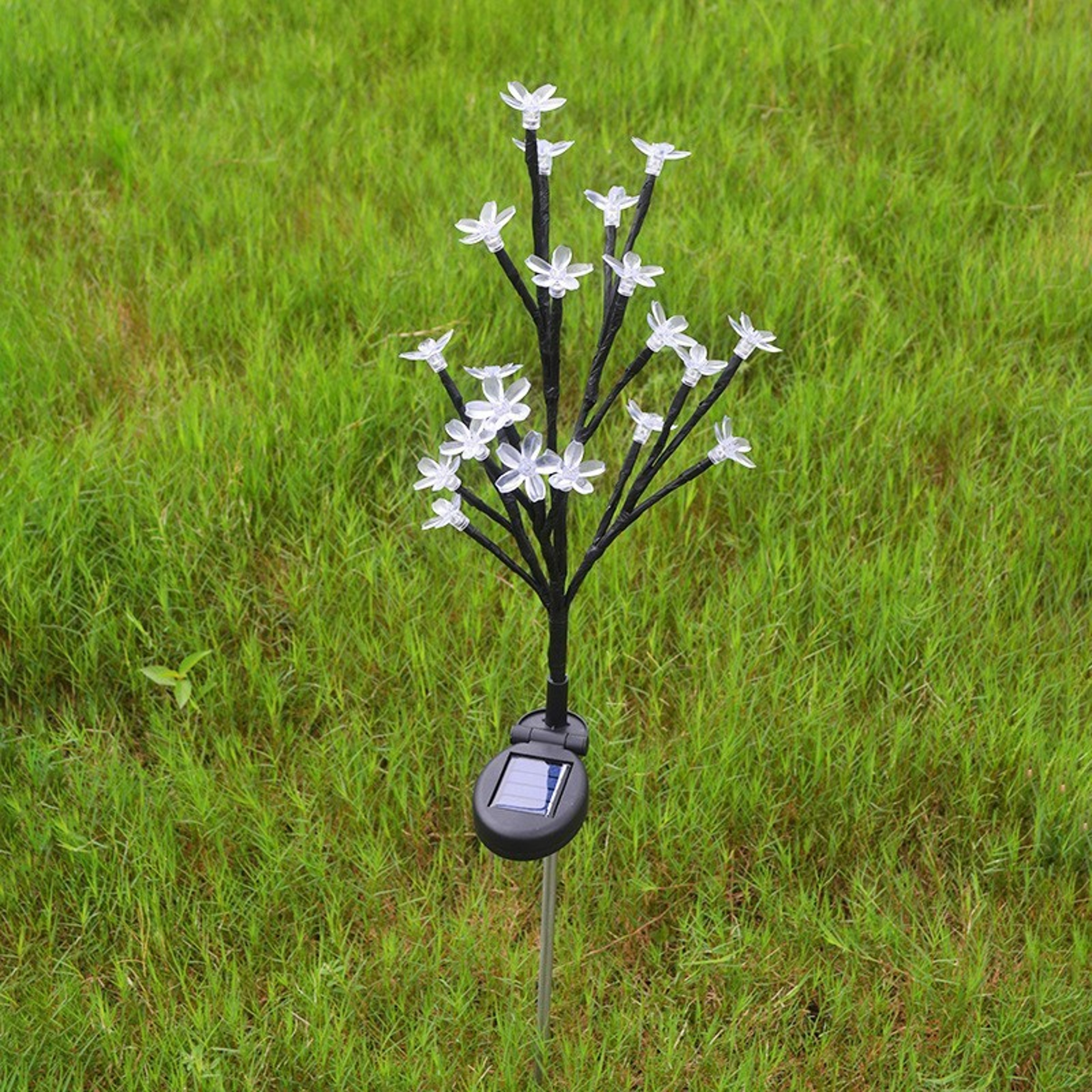 Solar Cherry Blossom Lights Garden Lights, Outdoor Lawn Lights Patio Decoration, Ambient Garden Aisle Landscape – view 6