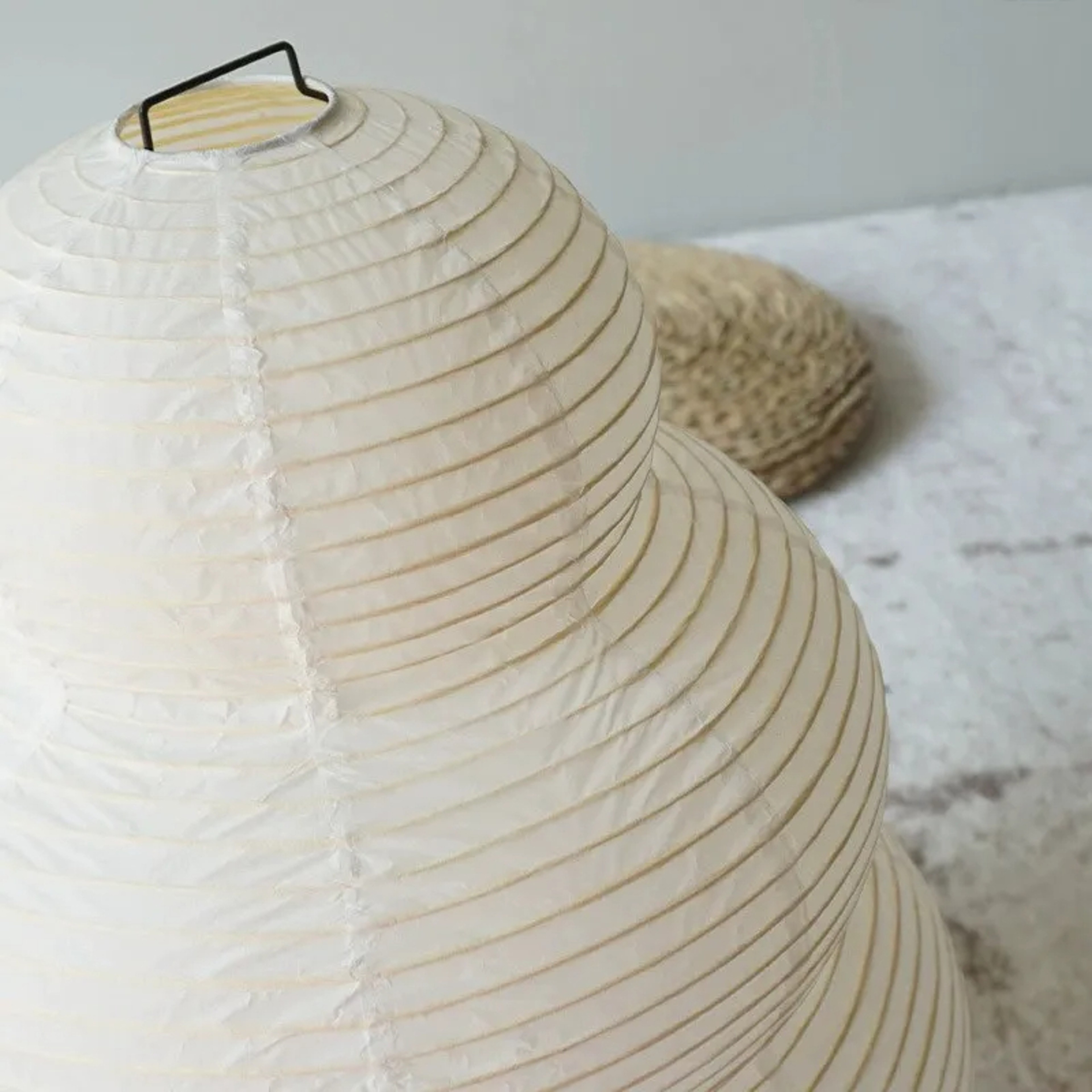 Japanese Paper Lamp, Noguchi Style Lamp, Akari Lamp – Rice Paper Floor Lamp for Home Decor, Wabi-Sabi Lighting Lamp – view 7
