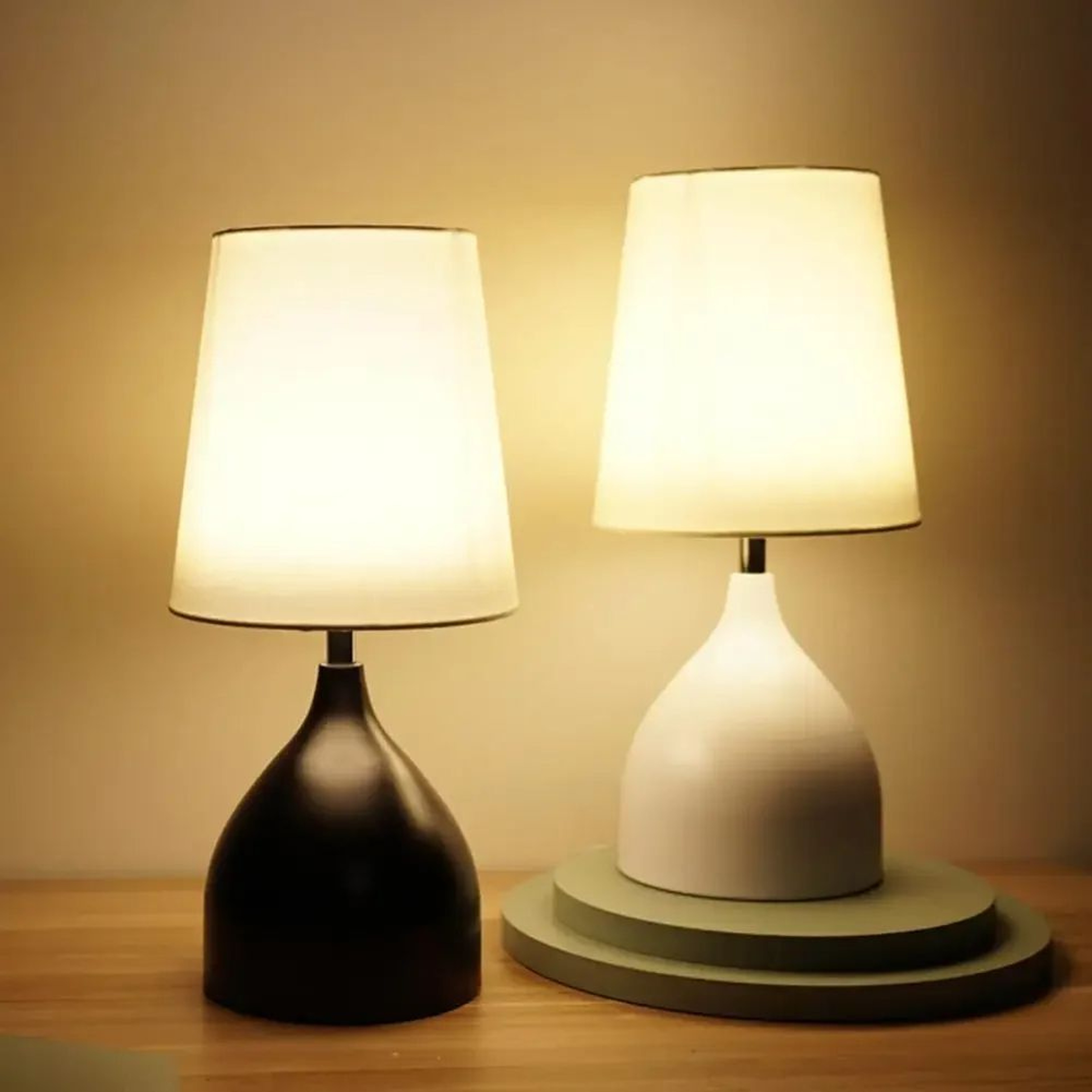 Modern LED Bedroom Table Lamp Full Touch Control Dimmable Creative Study Lamp 1