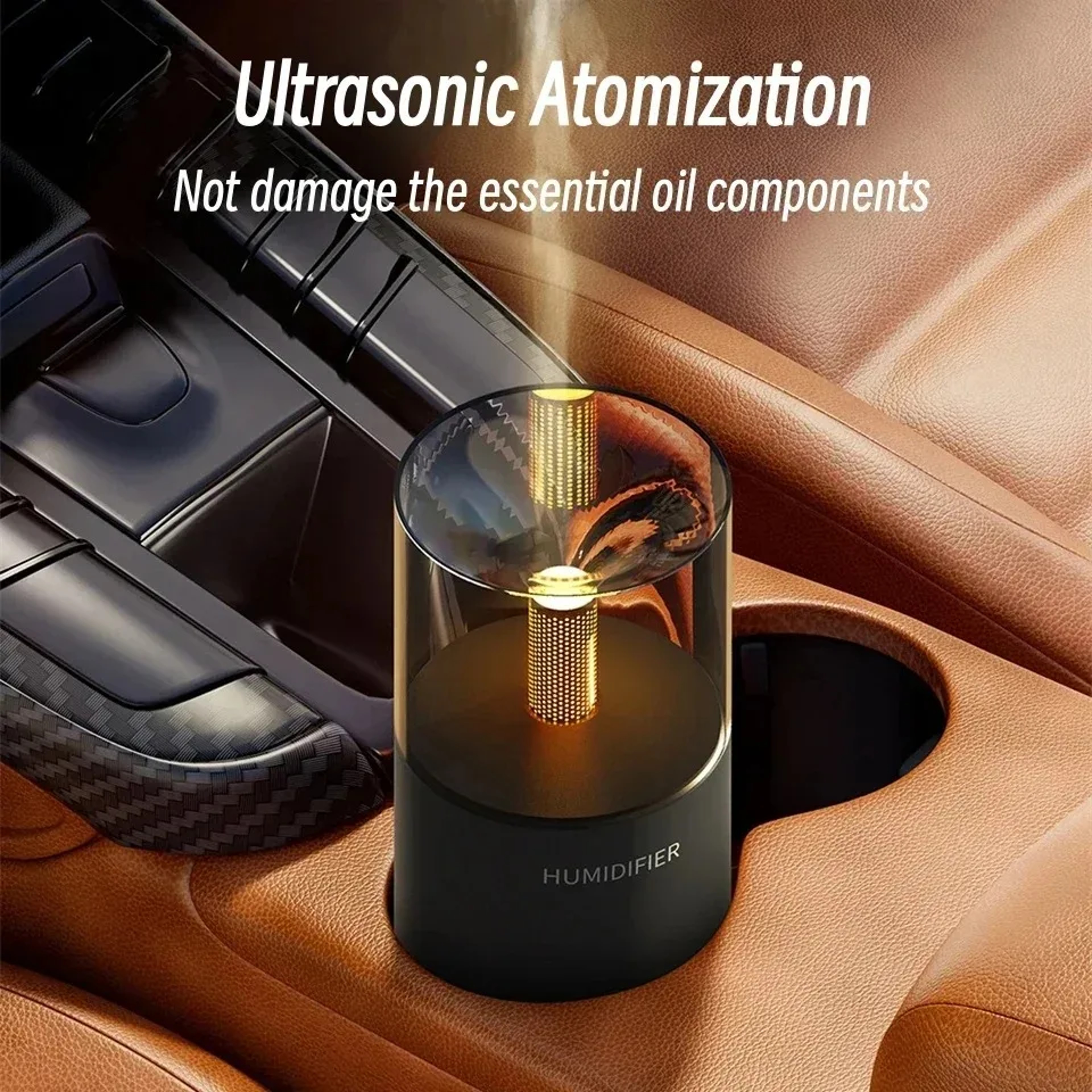 USB Powered Ultrasonic Diffuser Electric Essential Oil Spray For Aromatherapy Compact For Household 4