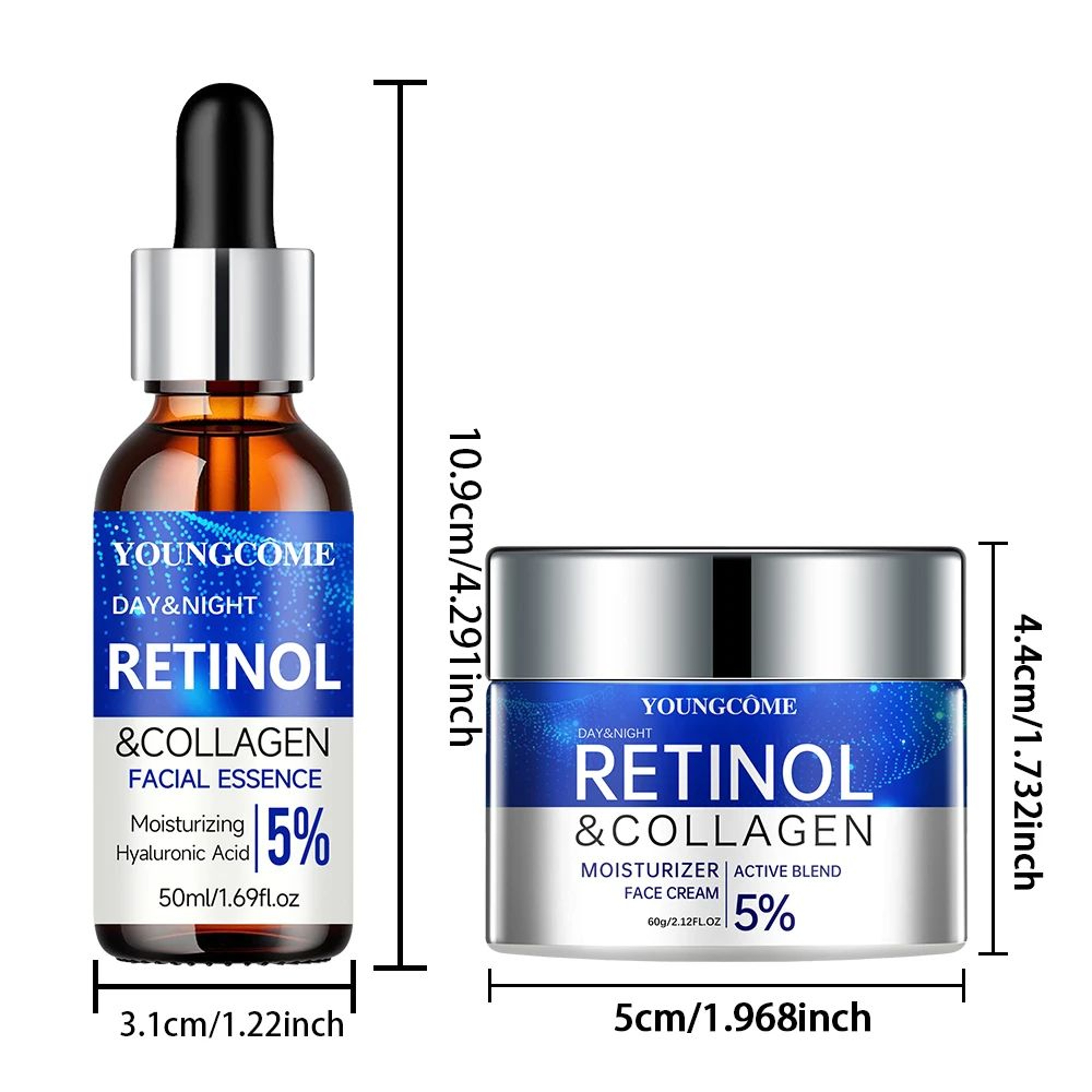 Retinol  Collagen Firming Cream Serum Repairs Skin Increases Elasticity Deep Hydration For Radiant  7
