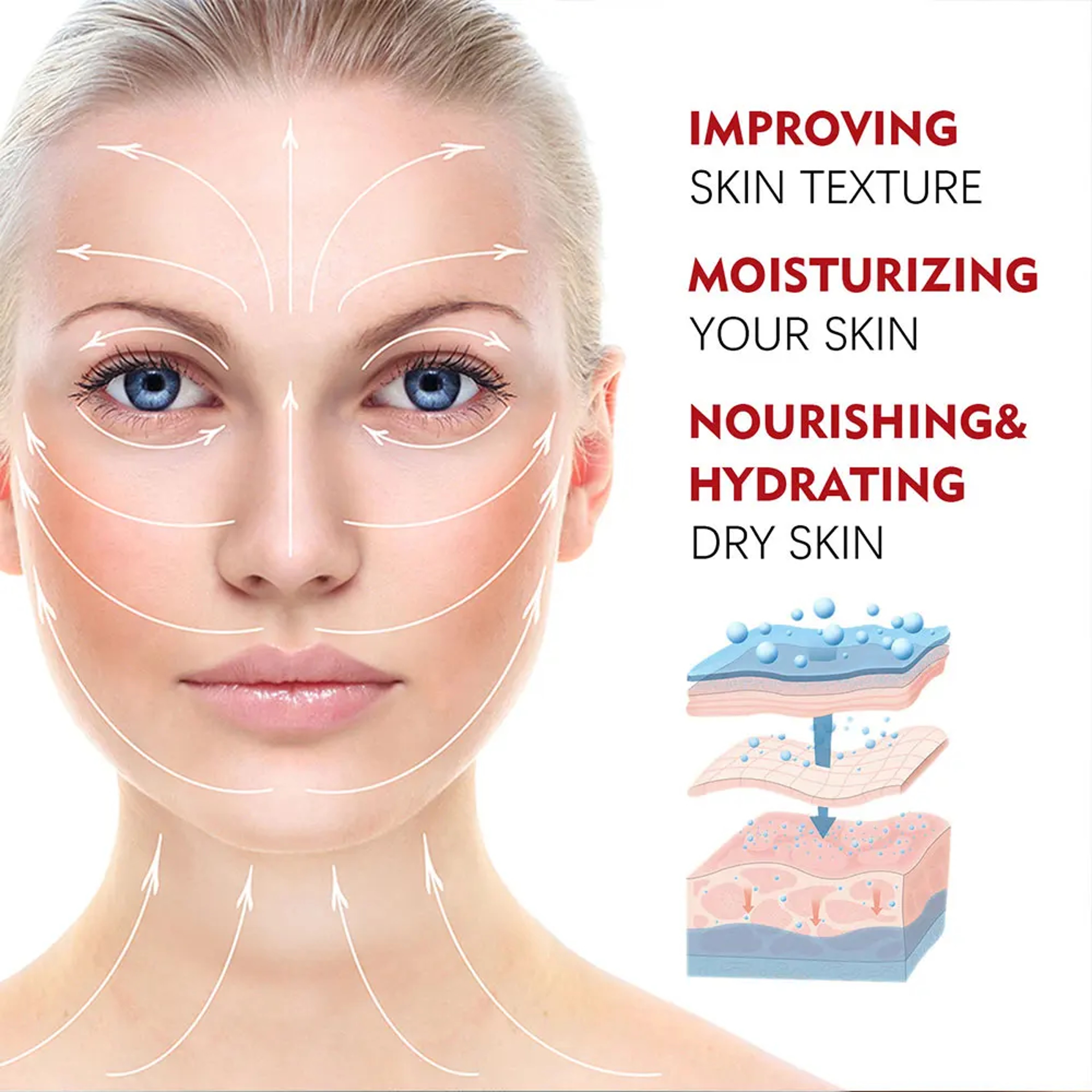 Retinol Lifting Firming Cream, Collagen Face Cream for Smooth Wrinkles, Moisturizer & Brighten Skin – view 3