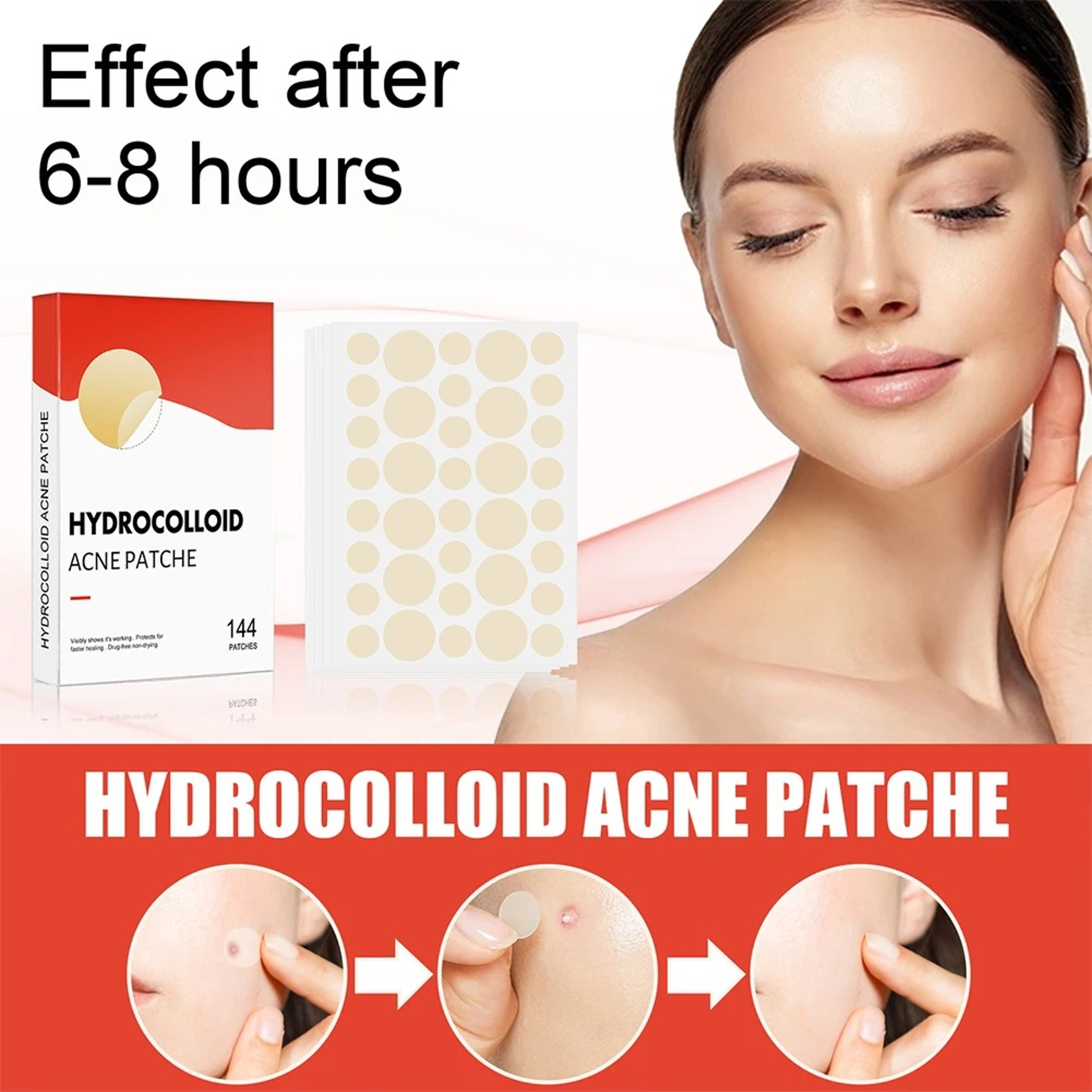 Professional Acne Patches, High-End Skin Care Pimple Stickers for Healing & Absorbing Spots – view 3