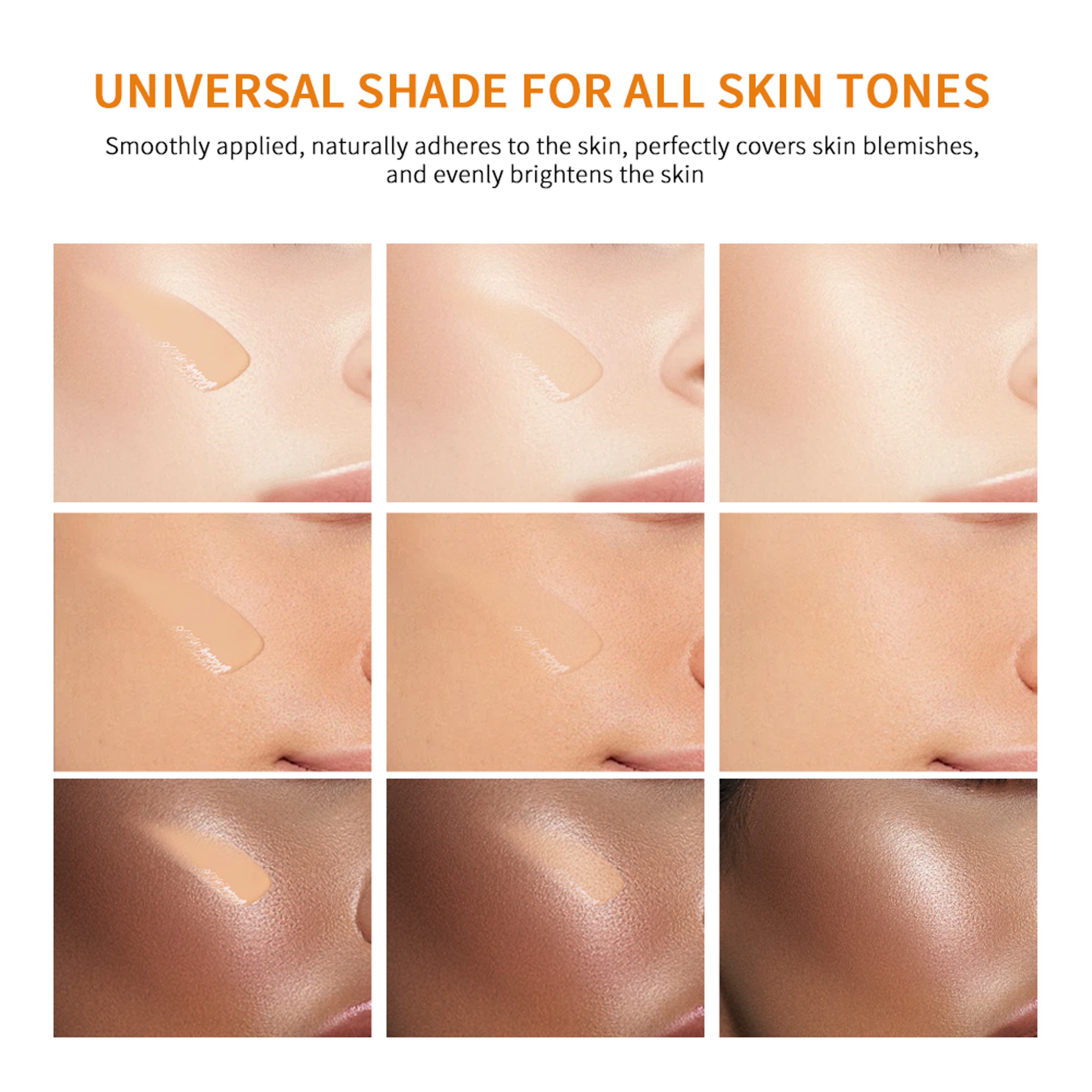 Tinted Moisturizing VC Sunscreen SPF40 Skin Protection Refreshing Makeup Sunscreen Cream With UV An 4