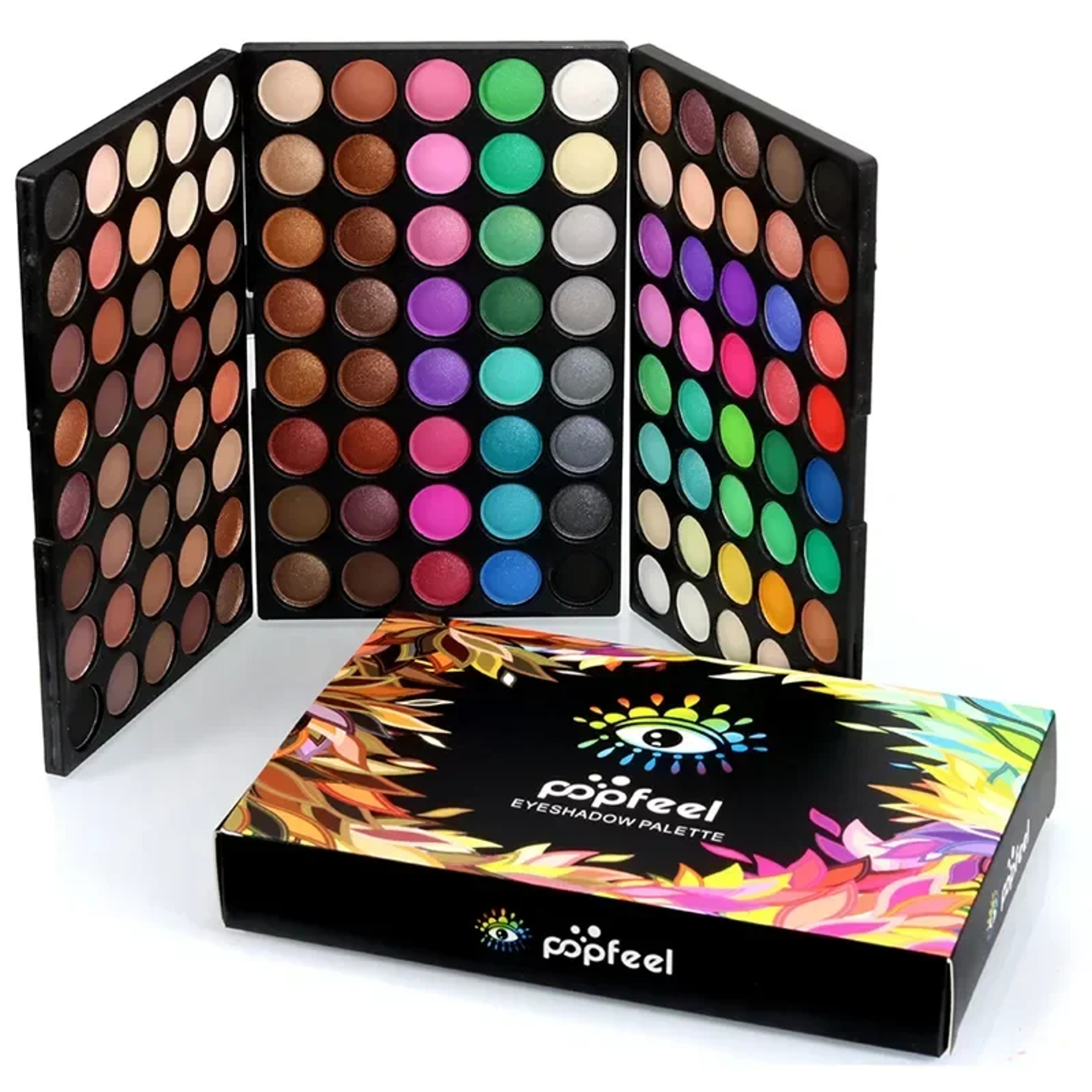 Shimmer & Matte Colors Glitter Eyeshadow Palette Nude Eye Shadow Pallete Makeup Set Cosmetic Kit for Professional – view 1