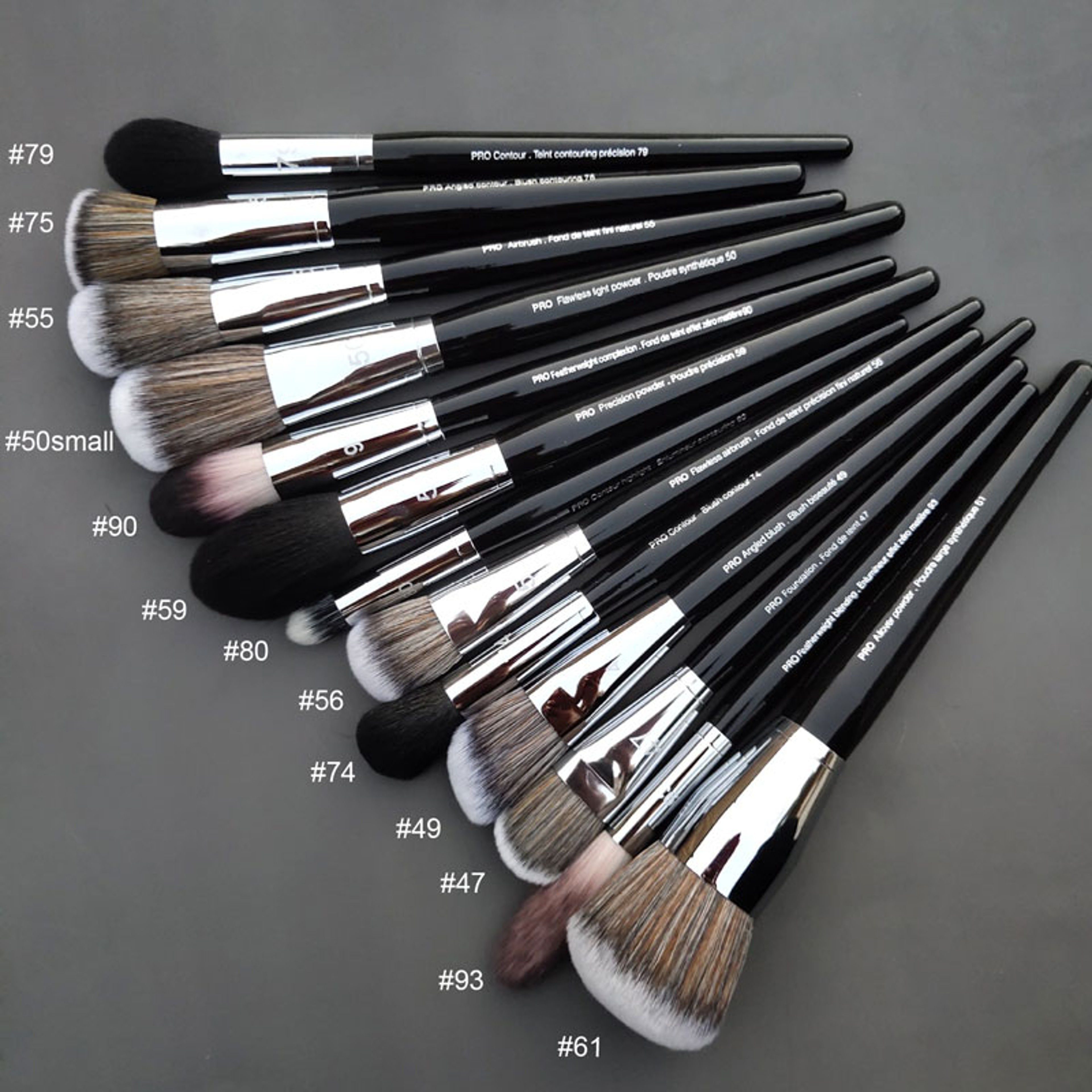Professional Foundation Makeup Brushes Set High Quality Pro Make Up Brush Kit For Liquid Powder Eye 5