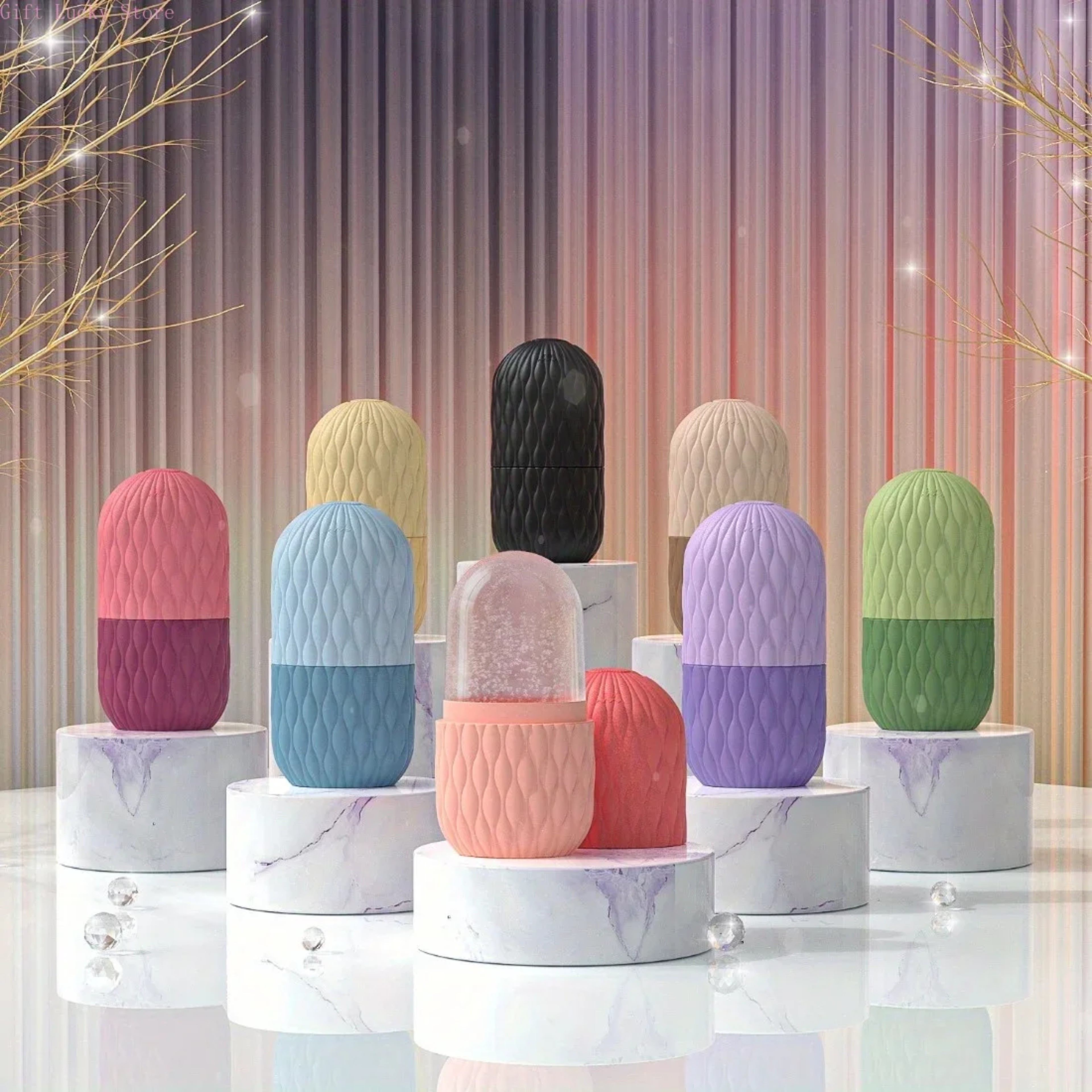 Reusable Ice Face Roller Mold Facial Massage  Eye Beauty Tool For Shrinking Pores Reducing Puffines 0