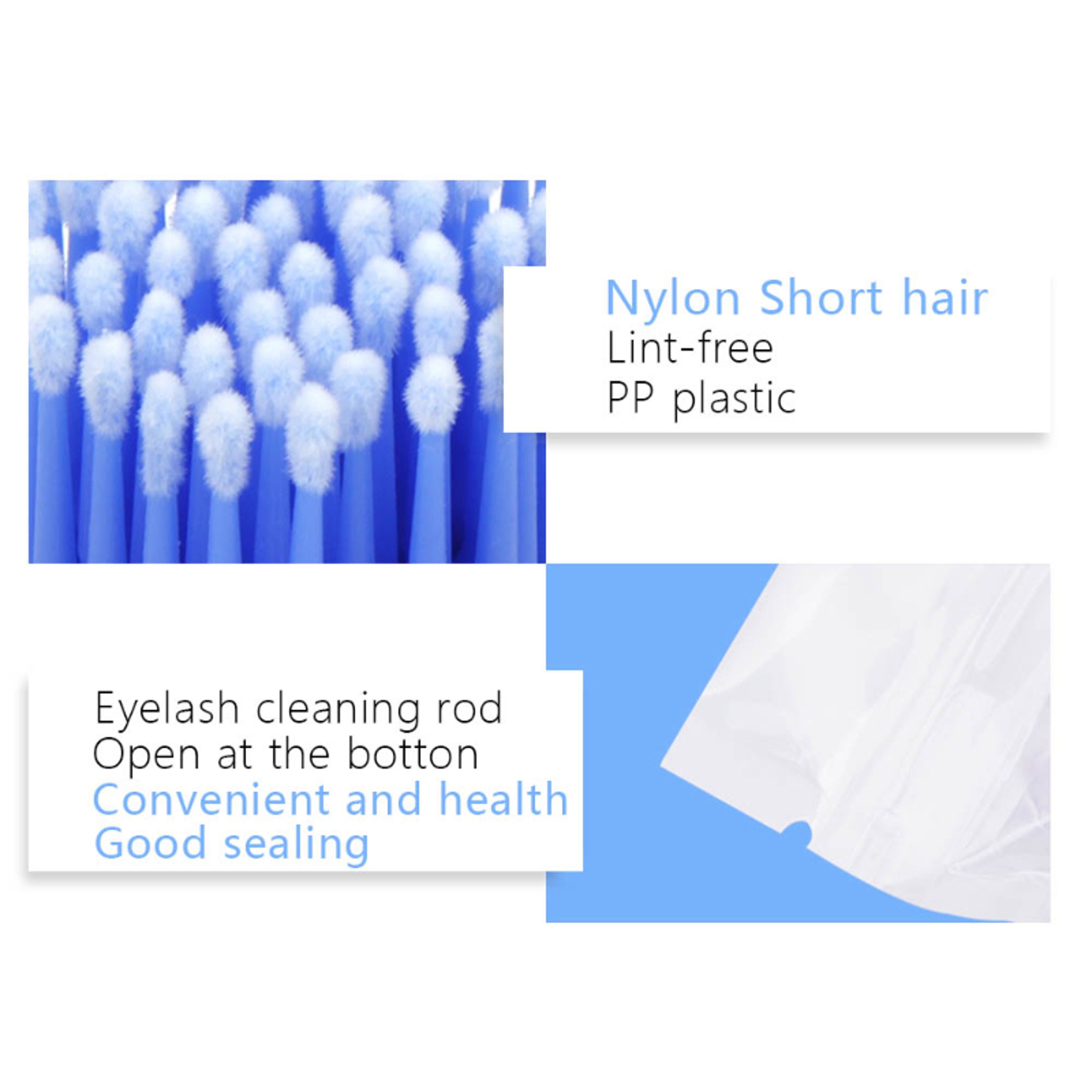 Micro Brush Disposable Eyelash Brush Lash Removing Swab MicroBrush for Eyelash Extension Supplies and Makeup Tools – view 4