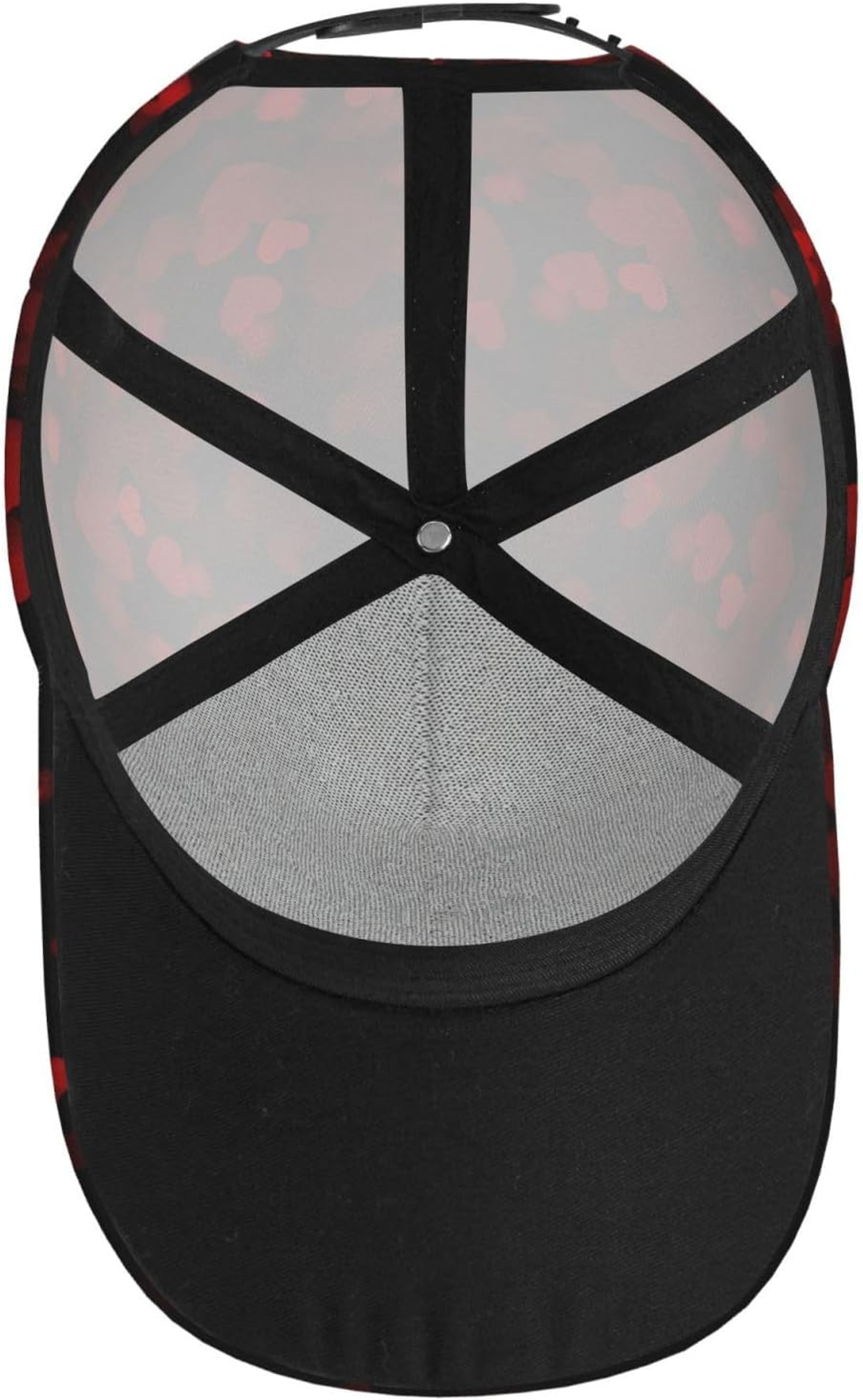 Valentine Day Hearts Baseball Cap, Cute Adjustable Red Hat for Men Women, Fashion Sun Hat for Gifts – view 5