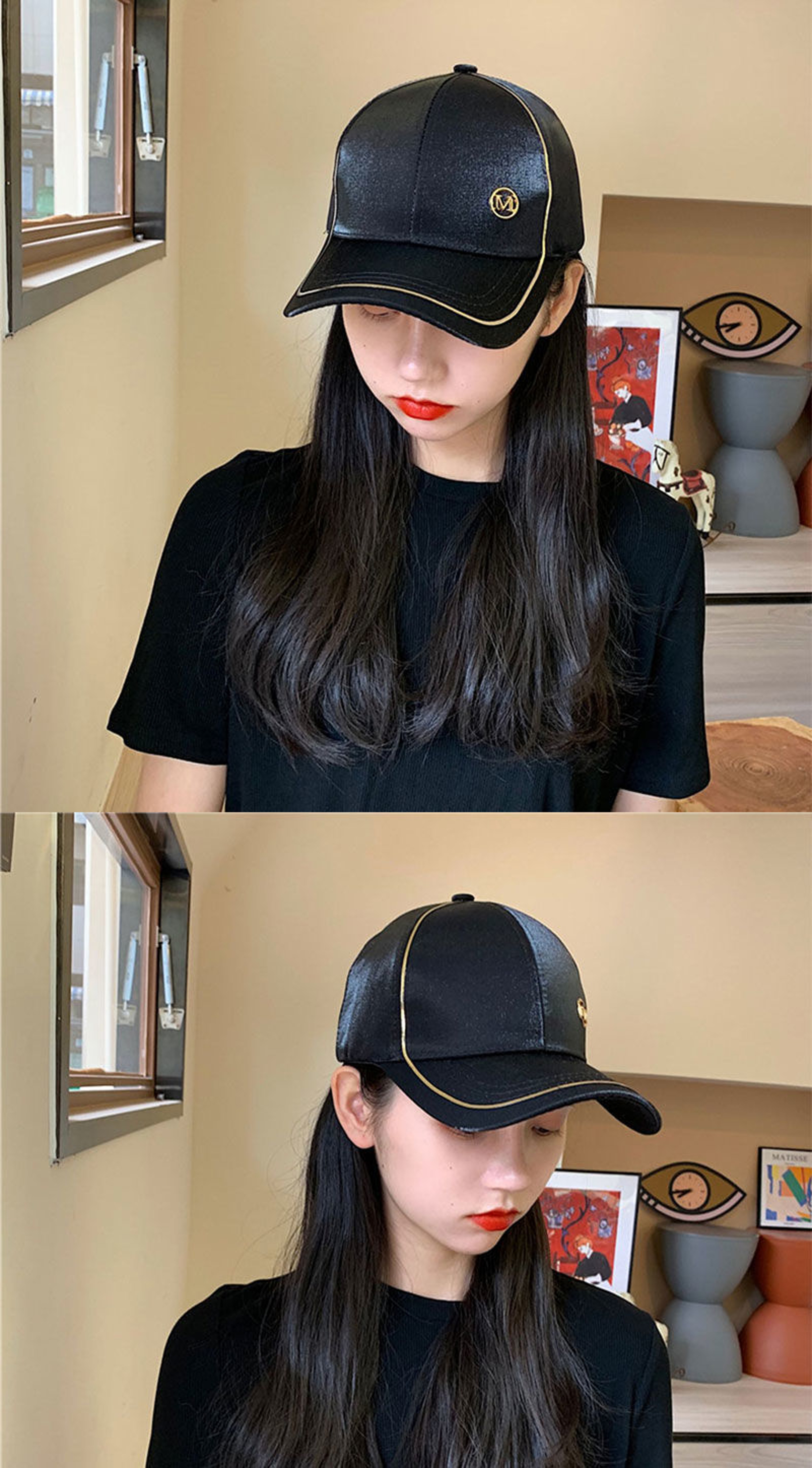 Womens Summer Baseball Cap, Deep Top Hard Top Design Sun Protection Hat, Outdoor Sports Versatile Fashion Cap – view 6
