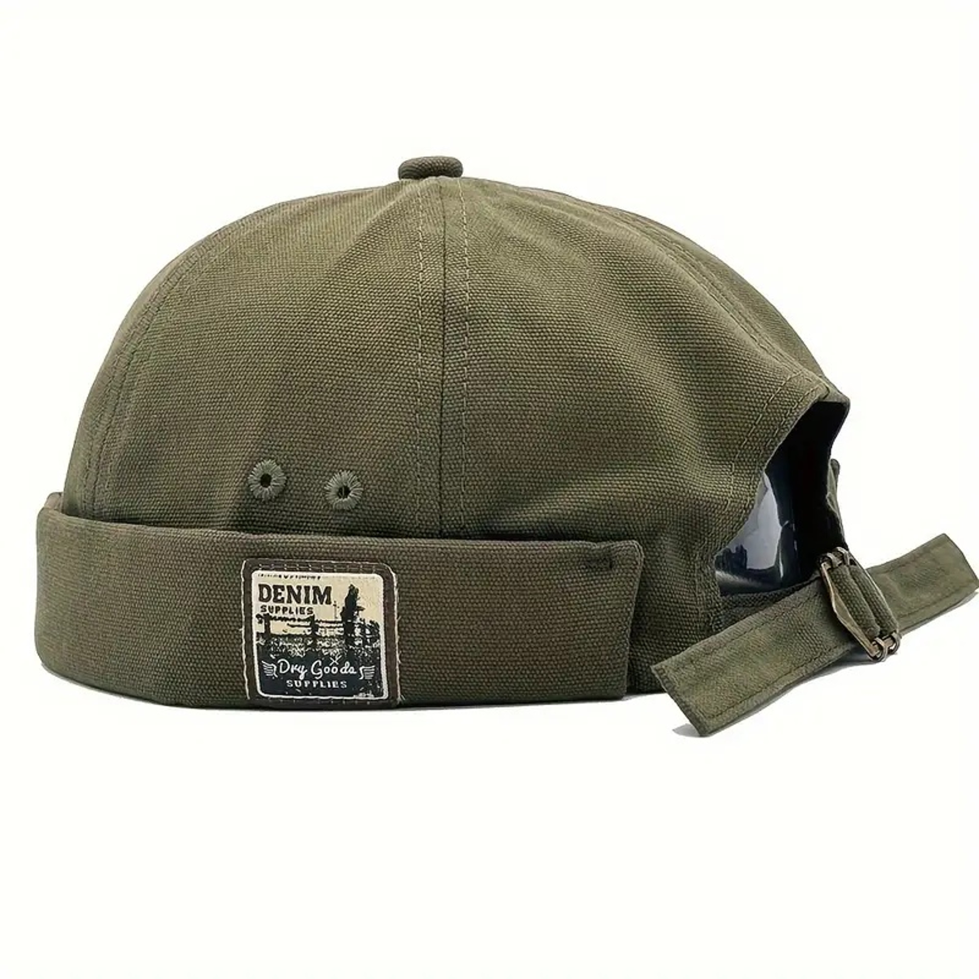 Brimless Hat Hip Hop Dome Melon Cap Vintage Landlord Hat Unisex Solid Color Docker Cap Skullies Bea 4